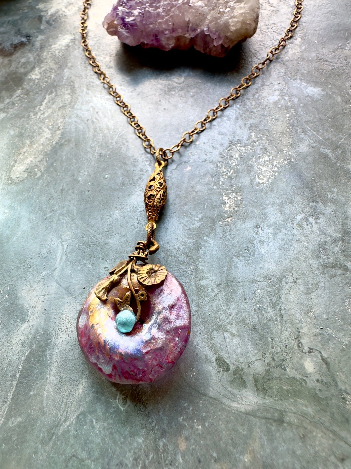 Blooming Horizon - Necklace Kit - Vintaj Idaho Design - 9/3/2025 - Vintaj Live Shop ID