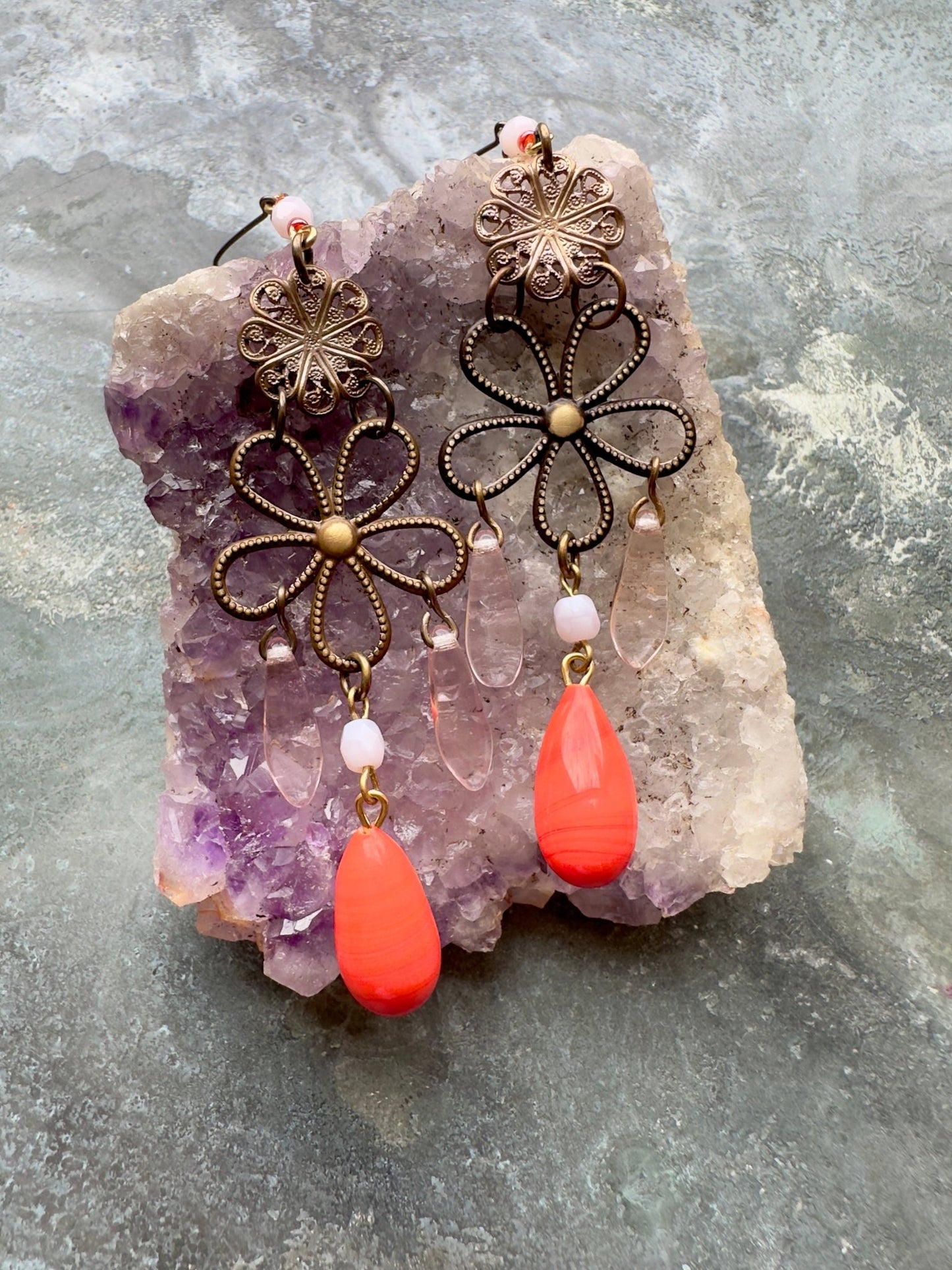 Blush & Bloom JAFF - Earrings Kit - Vintaj Idaho Design - 8/6/2025 - Vintaj Live Shop ID