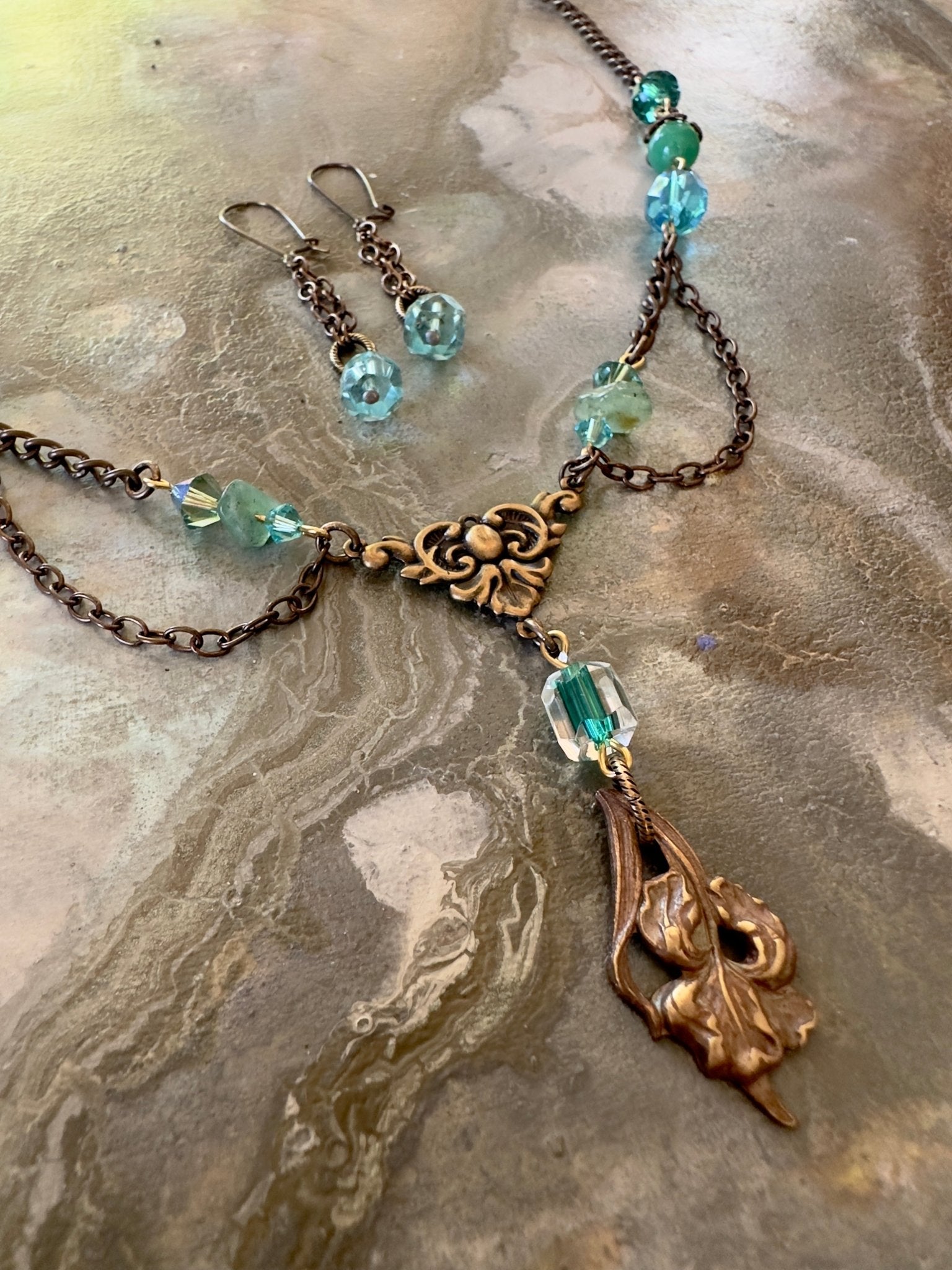 Briar Vale - Vintage Necklace Earrings Kit - Idaho Vintaj Design - 6/11/2025 - Vintaj Live Shop ID