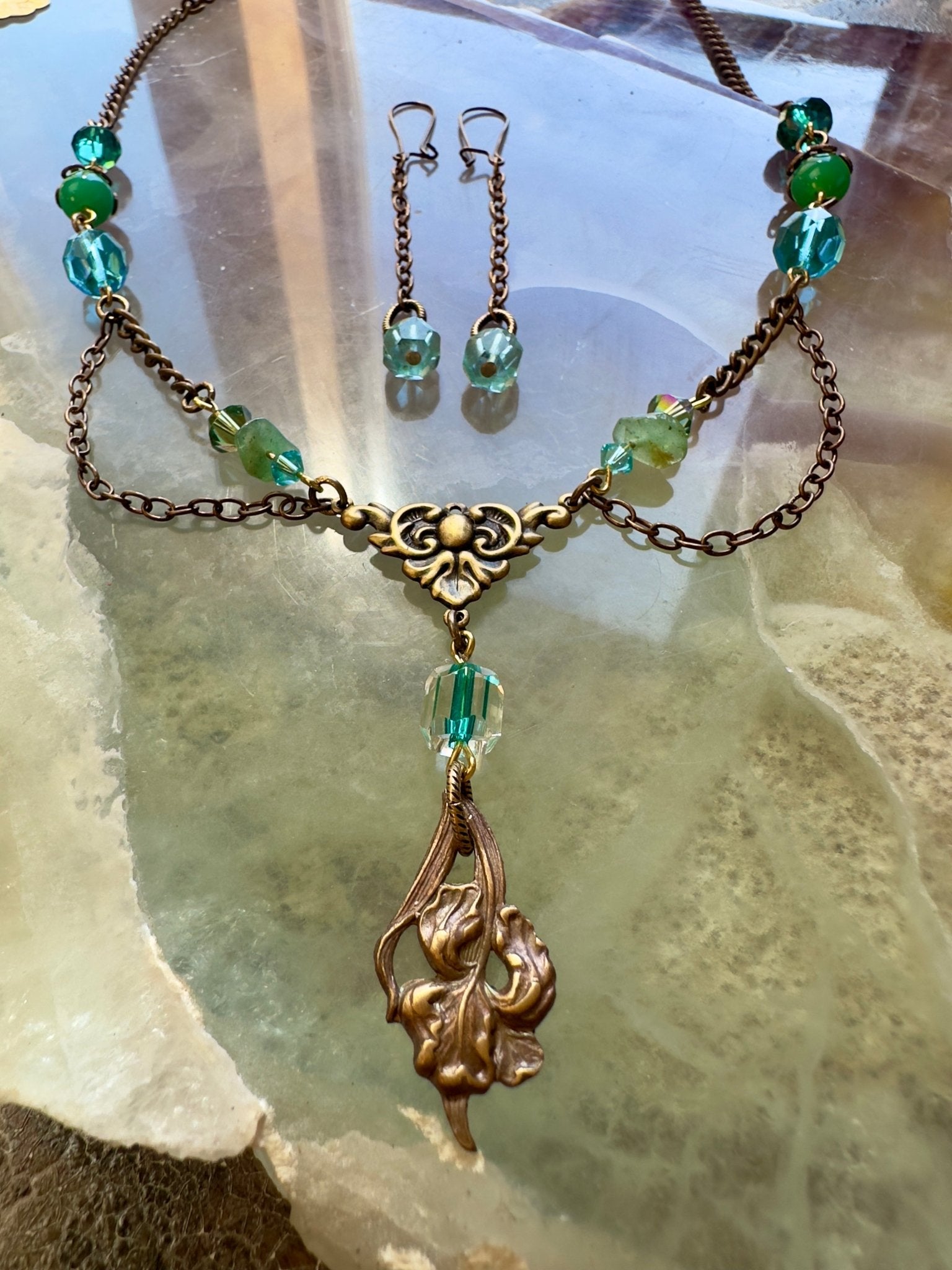 Briar Vale - Vintage Necklace Earrings Kit - Idaho Vintaj Design - 6/11/2025 - Vintaj Live Shop ID