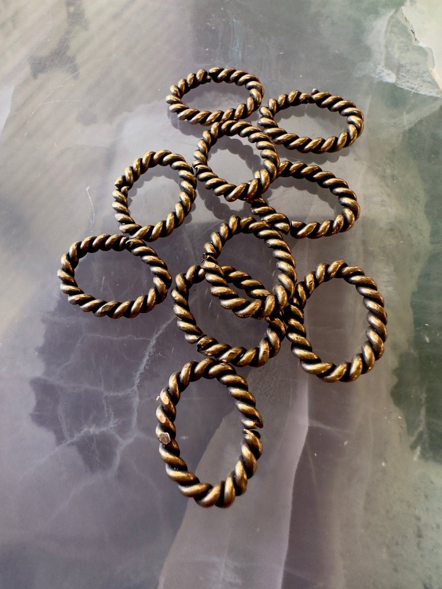 BULK - UP Days - Roped Oval 10pcs - Vintaj - 7/17 - Vintaj Live Shop ID