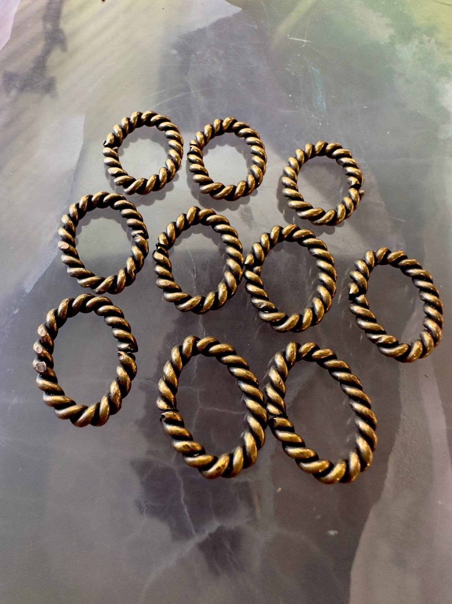 BULK - UP Days - Roped Oval 10pcs - Vintaj - 7/17 - Vintaj Live Shop ID