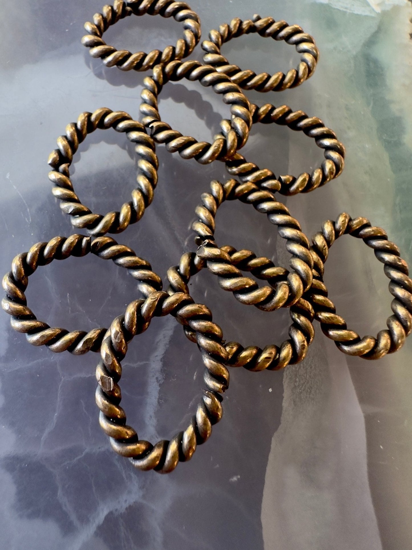 BULK - UP Days - Roped Oval 10pcs - Vintaj - 7/17 - Vintaj Live Shop ID
