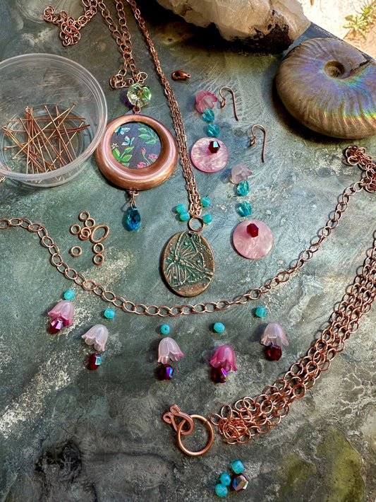 Butterfly Meadows - Jewelry Set Kit - Vintaj Idaho Design - 9/17/2025 - Vintaj Live Shop ID