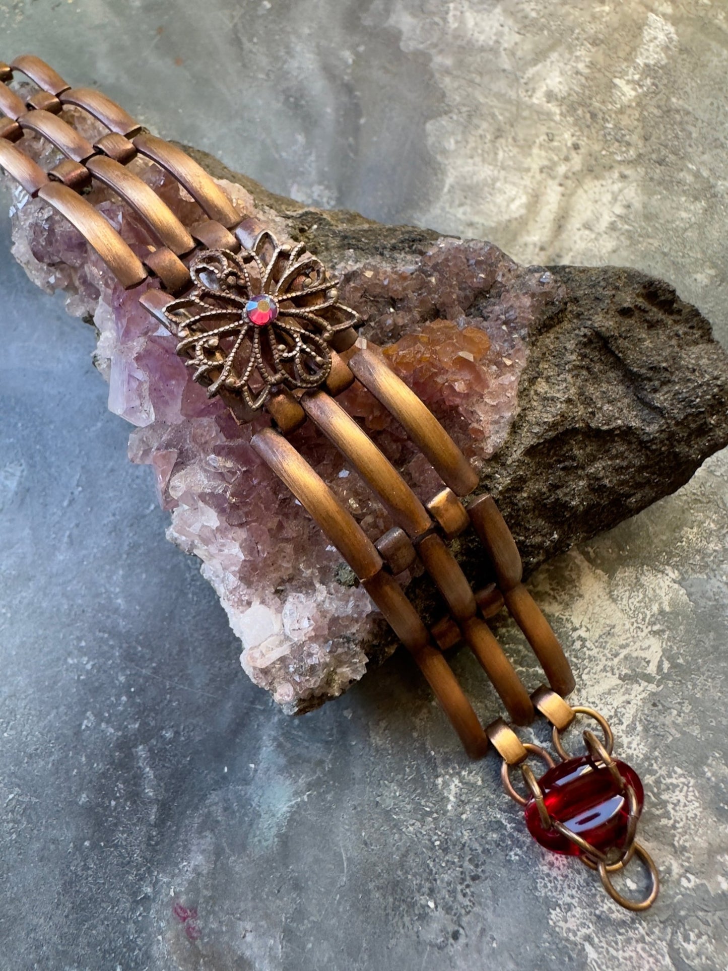 Crimson Cache - Necklace & Bracelet Kit - Vintaj Idaho Design - 9/24/2025 - Vintaj Live Shop ID