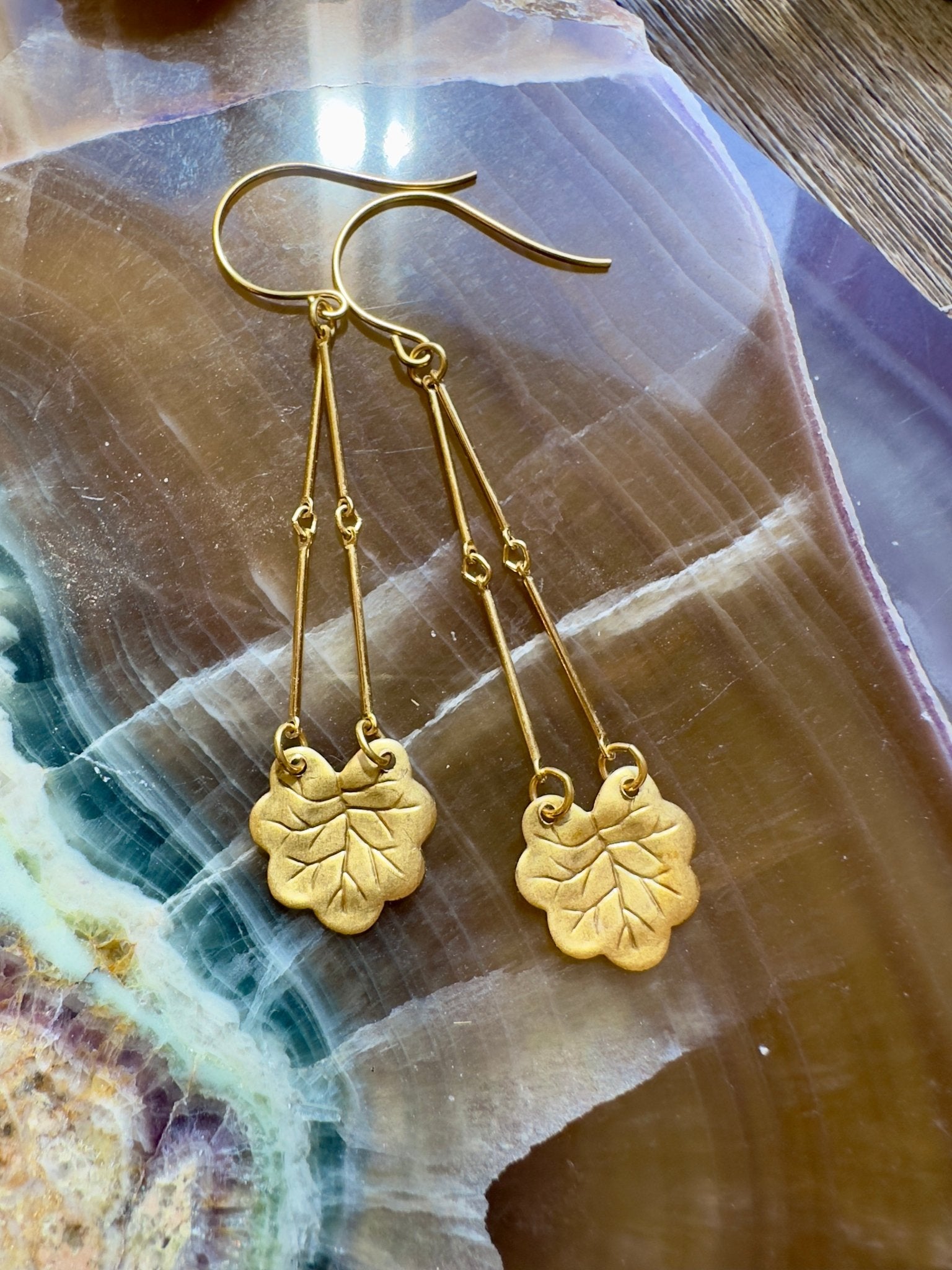 Deco Leaf - Vintage Earrings Kit - Idaho Vintaj Design - 6/11/2025 - Vintaj Live Shop ID