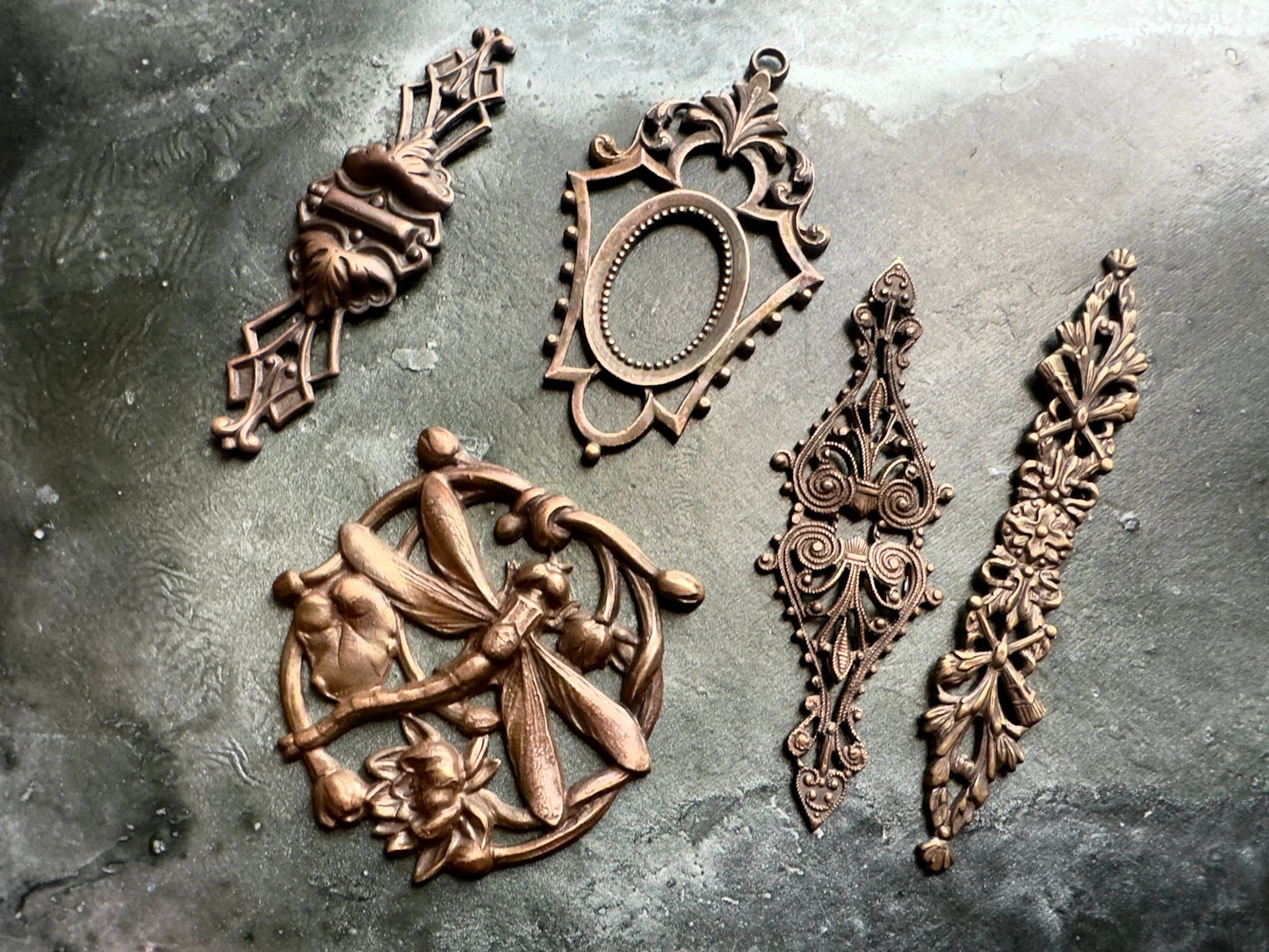 Dragonfly’s Lair - Filigree 5 Pc Vintage Vault Collection - Vintaj Idaho - 01/09/2026 - Vintaj Live Shop ID