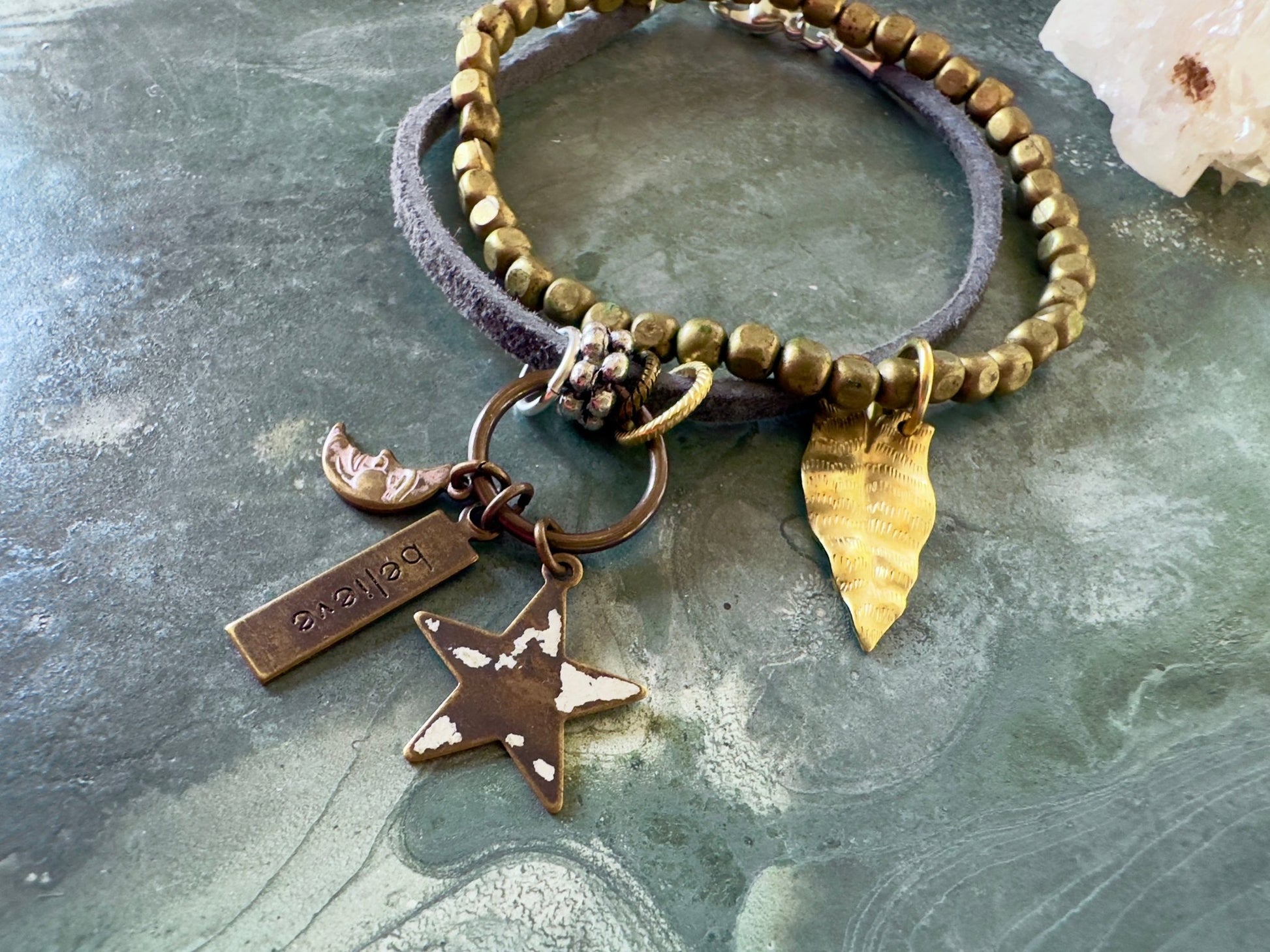 Dream Believer - 2 Finished Bracelets - Idaho Vintaj Design - 6/18/2025 - Vintaj Live Shop ID