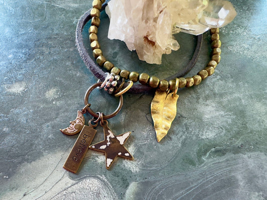 Dream Believer - 2 Finished Bracelets - Idaho Vintaj Design - 6/18/2025 - Vintaj Live Shop ID