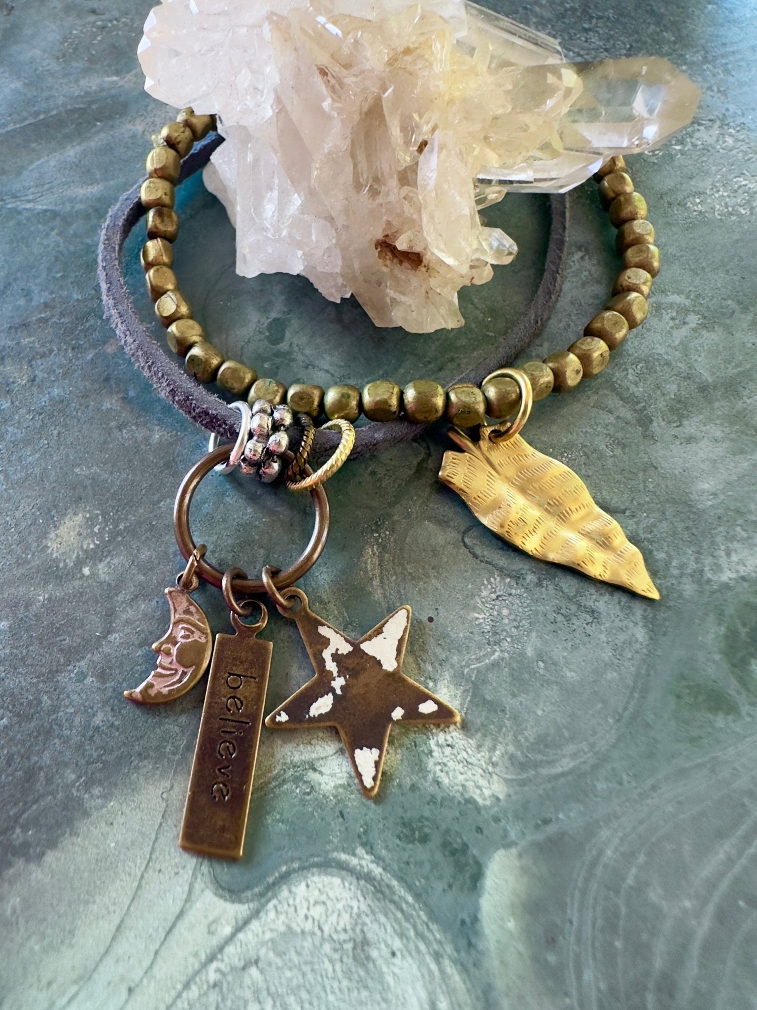 Dream Believer - 2 Finished Bracelets - Idaho Vintaj Design - 6/18/2025 - Vintaj Live Shop ID