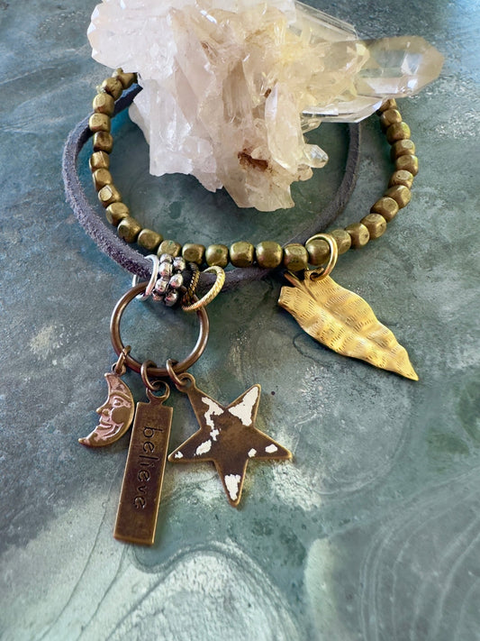 Dream Believer - 2 Finished Bracelets - Idaho Vintaj Design - 6/18/2025 - Vintaj Live Shop ID