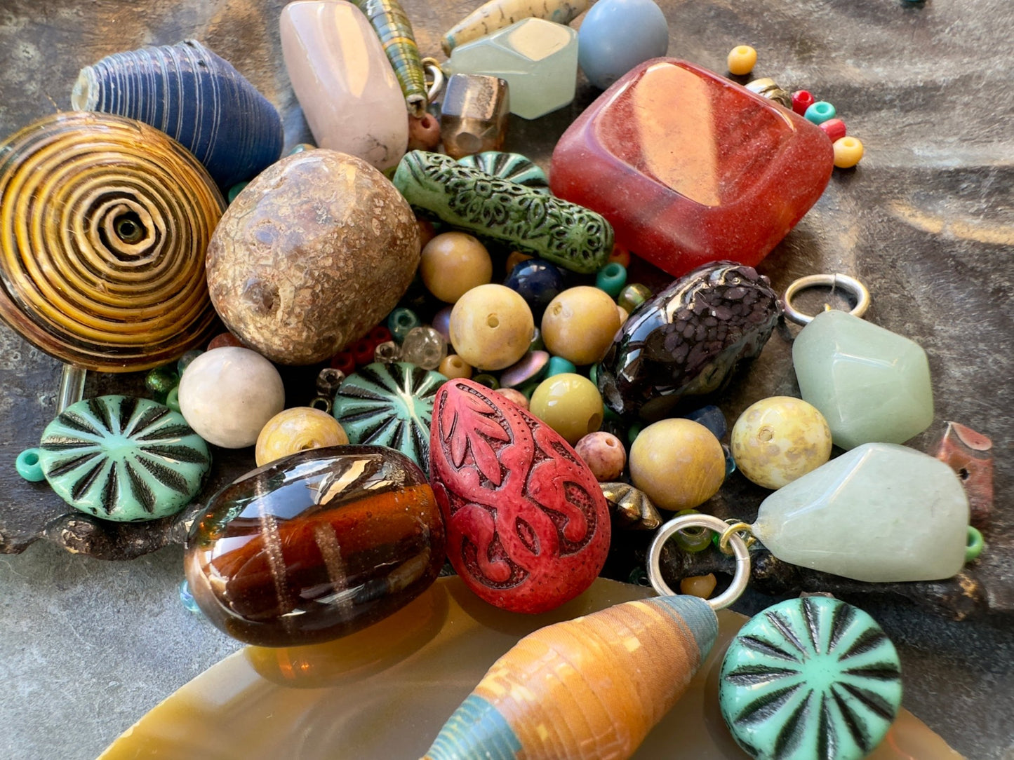 Earthen Enigma - Rustic Vintage Bead Mix - Idaho Vintaj Design - 10/9/2025 - Vintaj Live Shop ID
