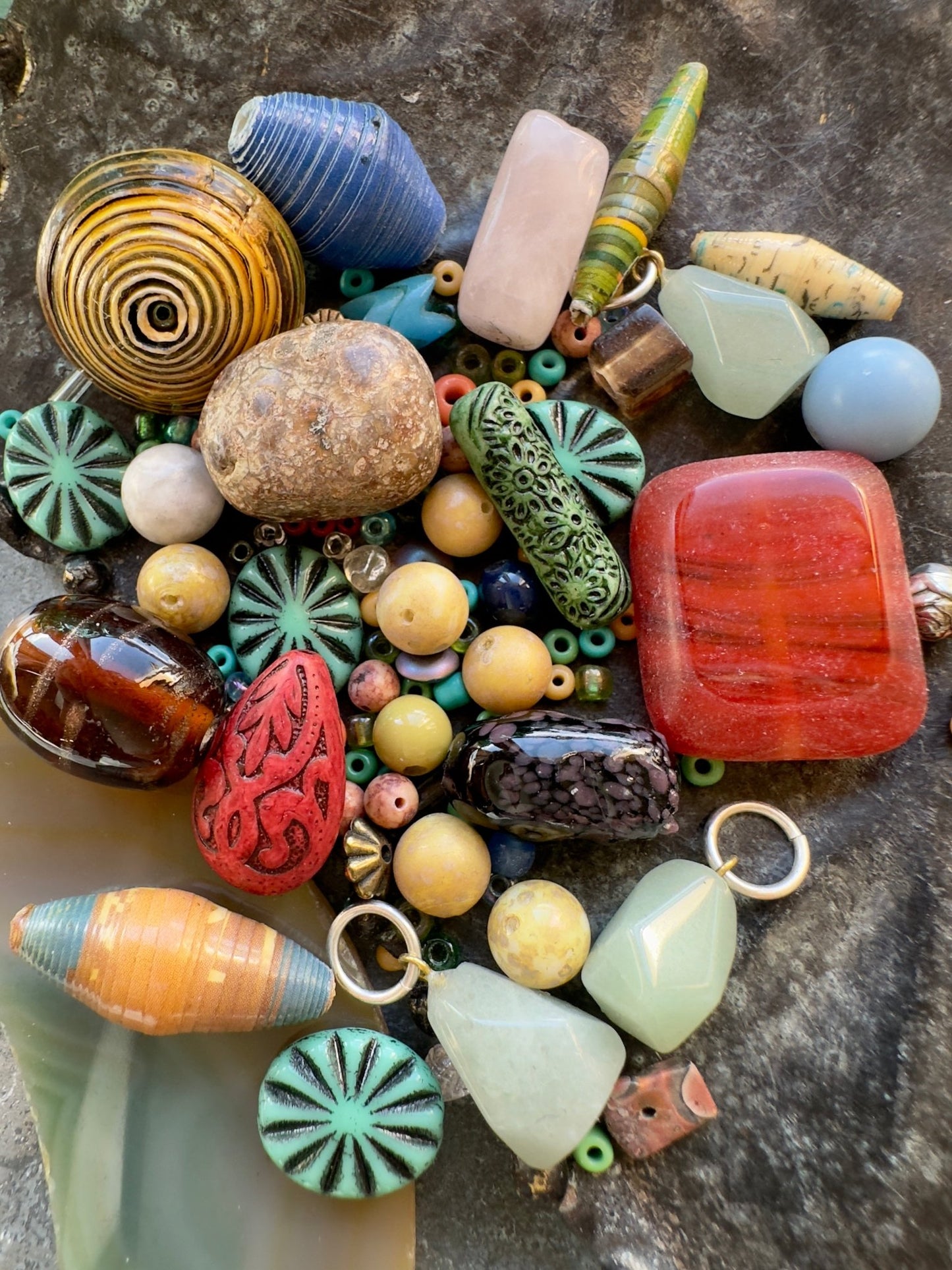Earthen Enigma - Rustic Vintage Bead Mix - Idaho Vintaj Design - 10/9/2025 - Vintaj Live Shop ID