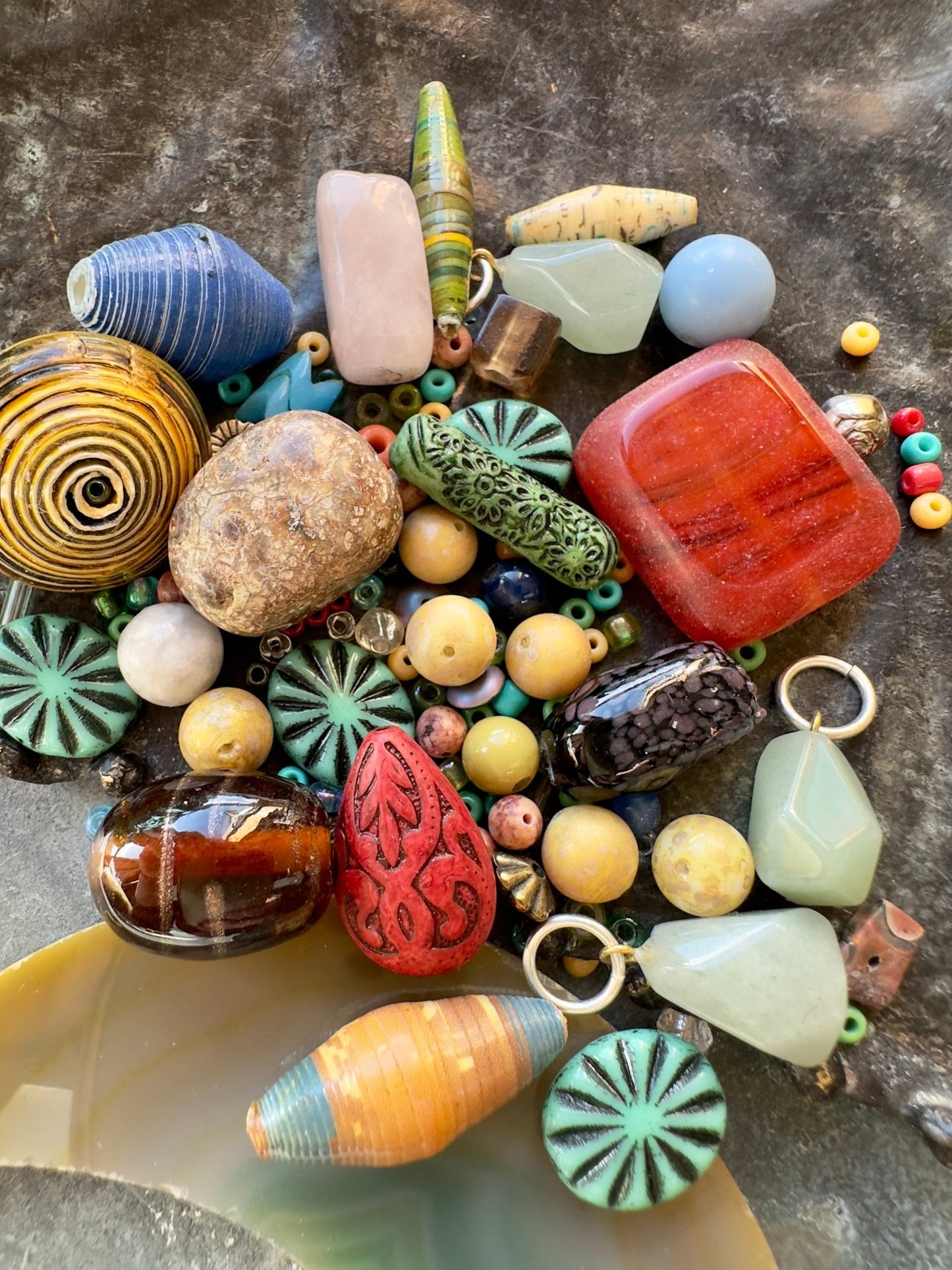 Earthen Enigma - Rustic Vintage Bead Mix - Idaho Vintaj Design - 10/9/2025 - Vintaj Live Shop ID