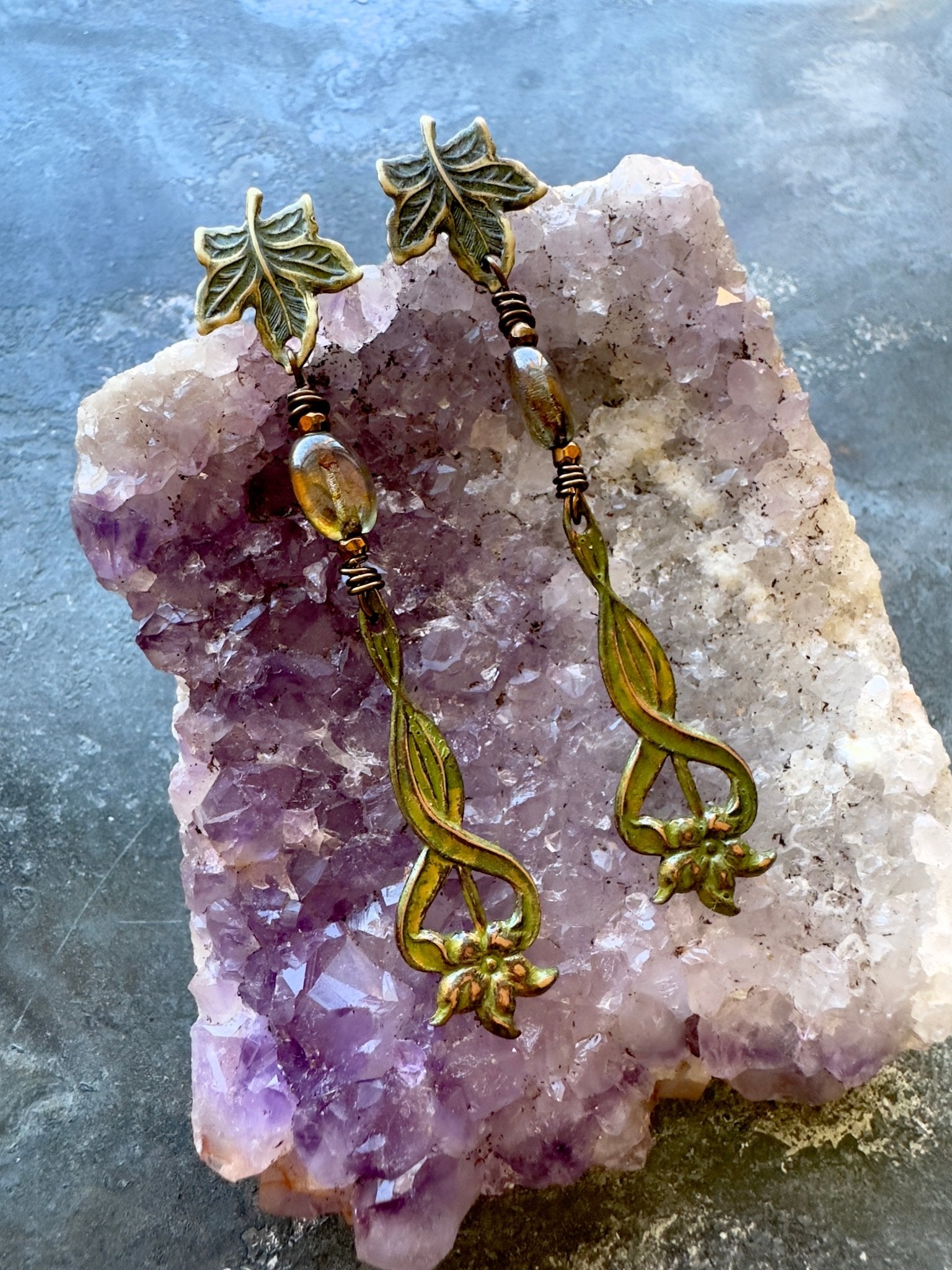 Elven Forest Vintage Earrings Kit - Vintaj Idaho Design - 8/13/2025 - Vintaj Live Shop ID