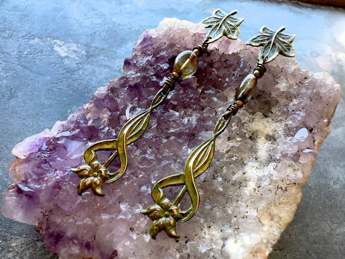 Elven Forest Vintage Earrings Kit - Vintaj Idaho Design - 8/13/2025 - Vintaj Live Shop ID