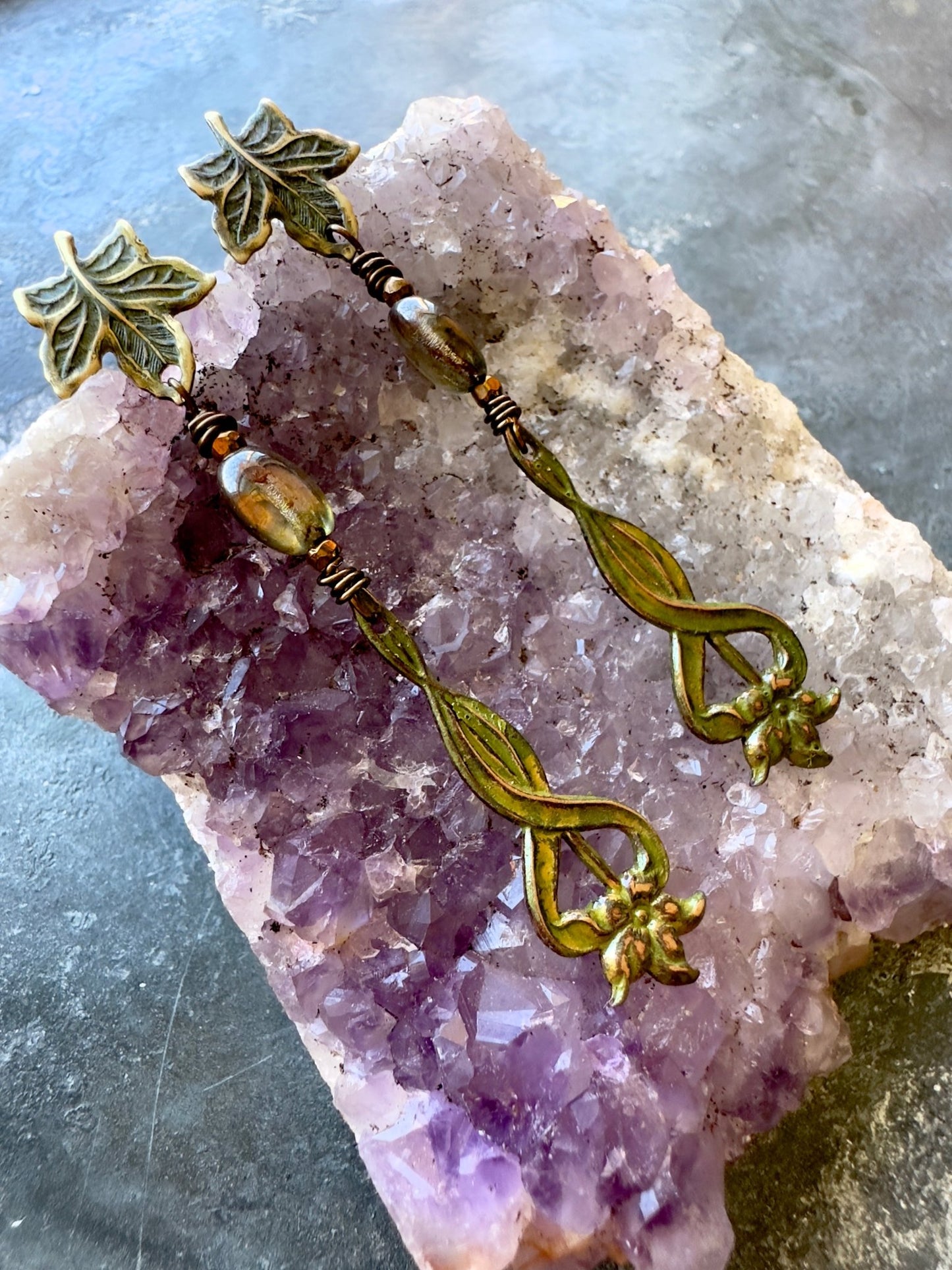 Elven Forest Vintage Earrings Kit - Vintaj Idaho Design - 8/13/2025 - Vintaj Live Shop ID