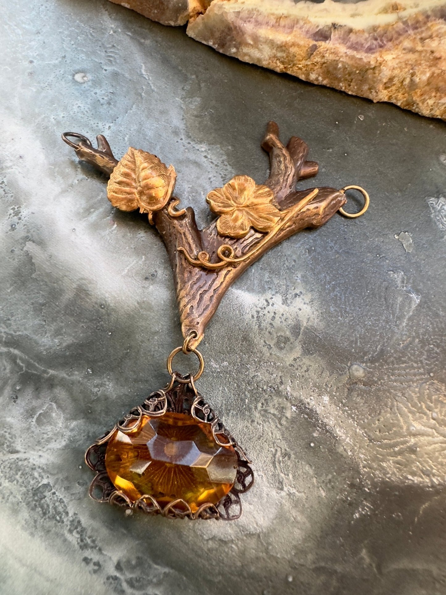 Enchanted Ember - Vintage Pendant Kit - Vintaj Idaho Design - 10/22/2025 - Vintaj Live Shop ID