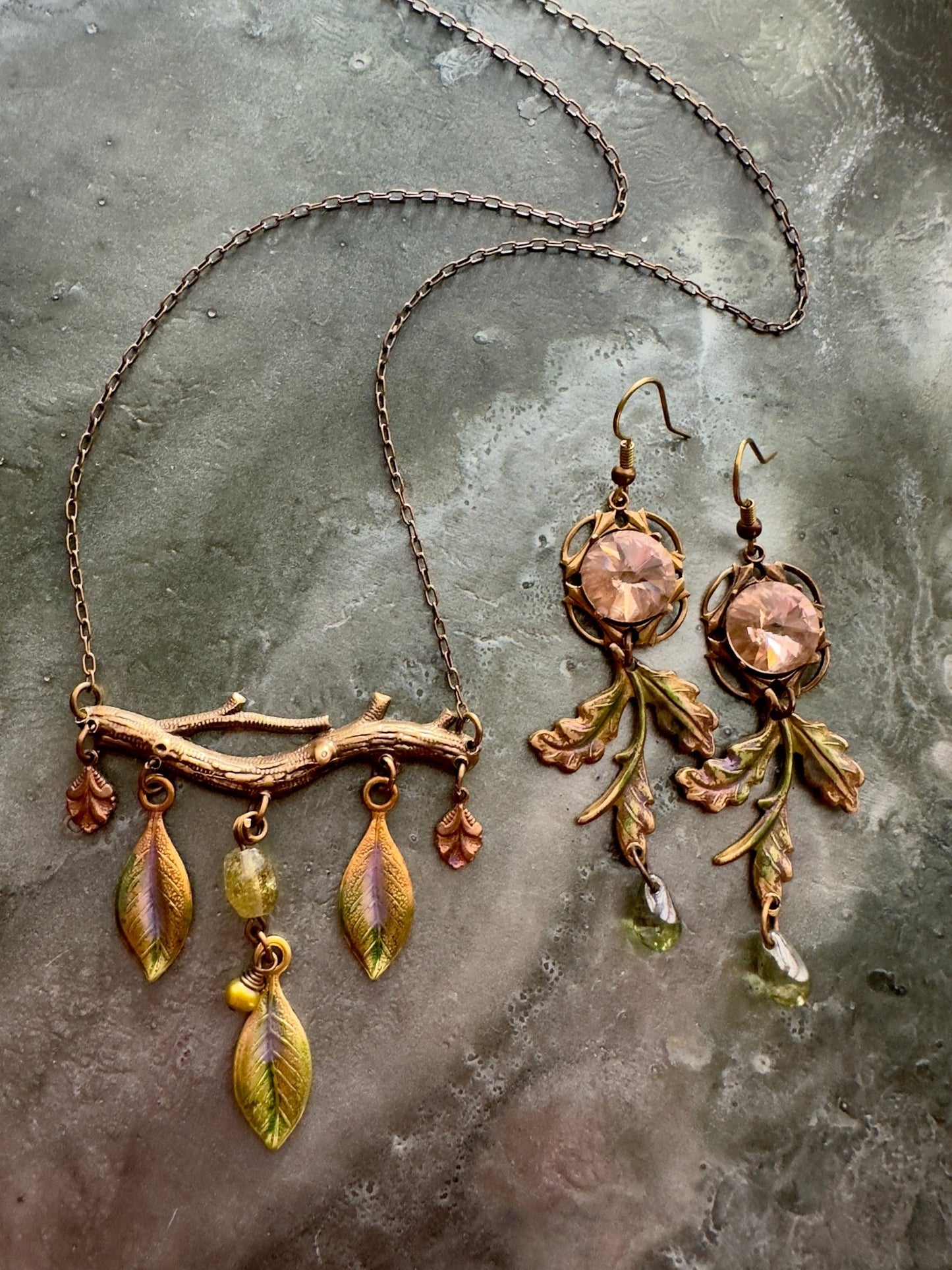 Enchanted Willow - Necklace & Earring Kit - Vintaj Idaho Design - 11/8/2025 - Vintaj Live Shop ID