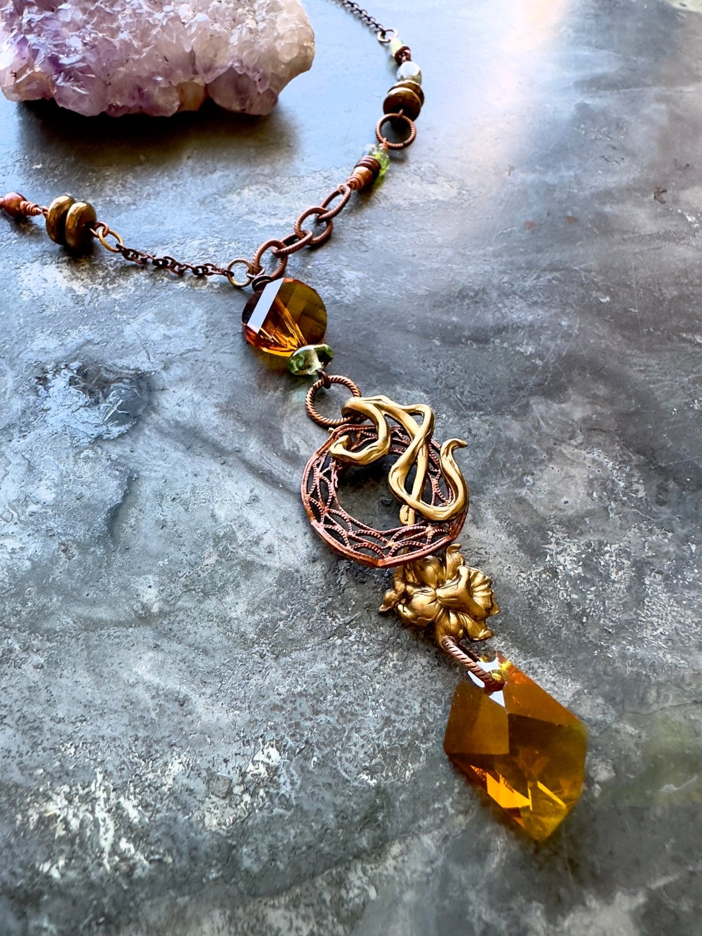 Entangled Aura JAFF - Necklace Kit - Vintaj Idaho Design - 8/13/2025 - Vintaj Live Shop ID