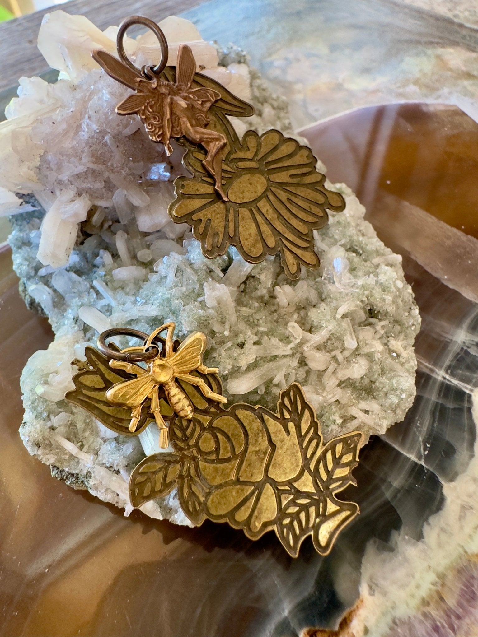 Fairy Bee - utiful - 2 Vintage Pendants Kit - Vintaj Idaho Design - 6/11/2025 - Vintaj Live Shop ID