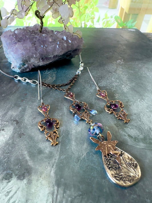 Fluttering Fae - Necklace Earrings Kit - Idaho Vintaj Design - 6/18/2025 - Vintaj Live Shop ID