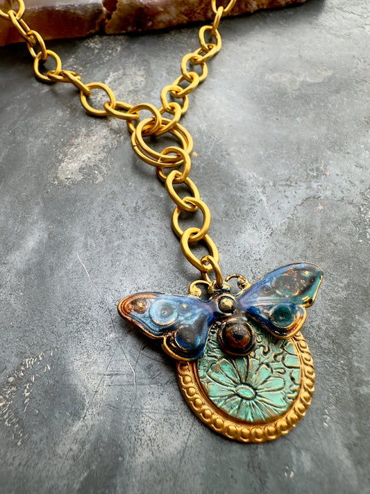 Fluttering Reign Necklace Kit - Vintaj Idaho Design - 10/15/2025 - Vintaj Live Shop ID