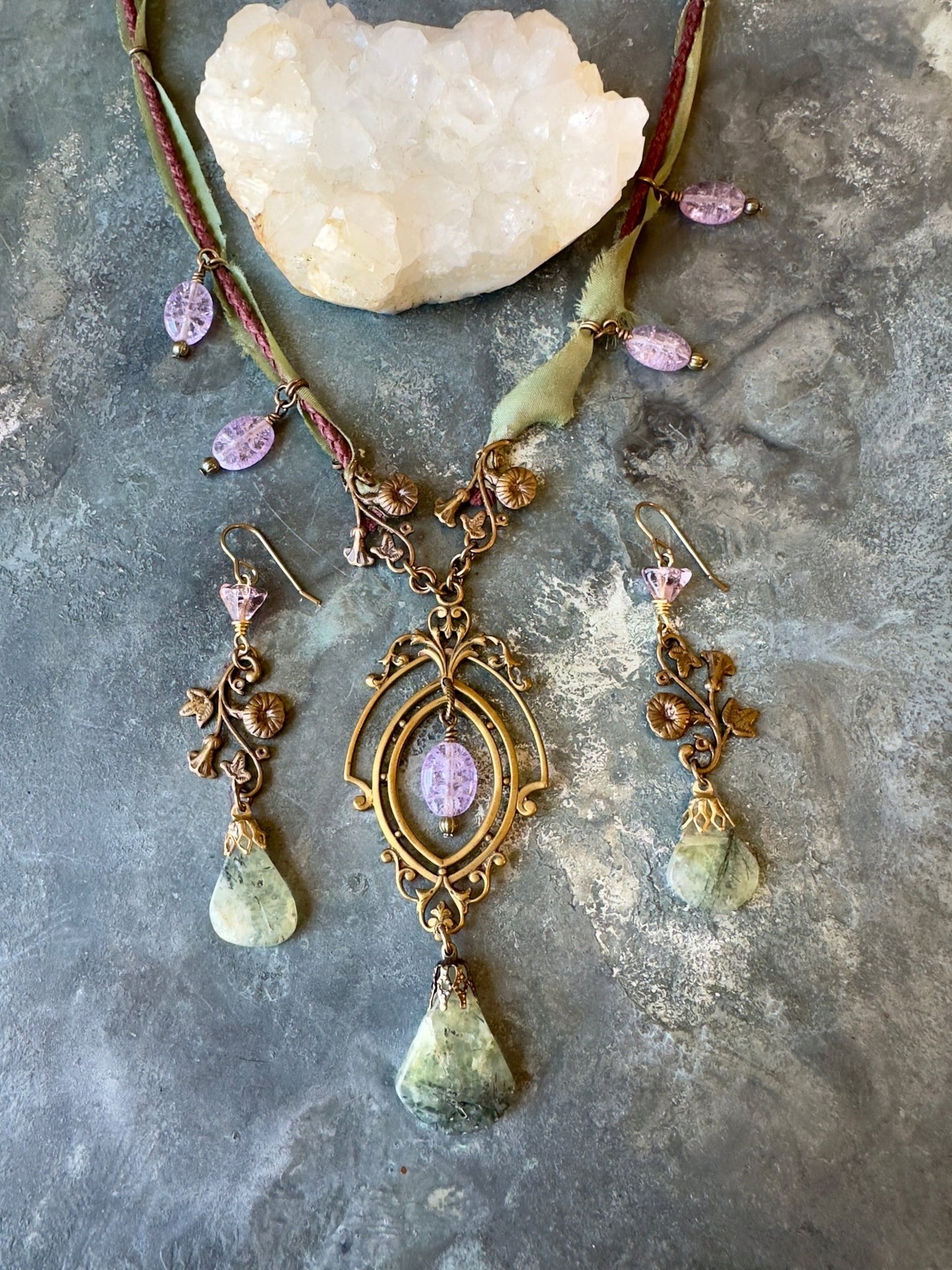 Forest Fairy Lair - Necklace Earrings Kit - Idaho Vintaj Design - 6/4/2025 - Vintaj Live Shop ID