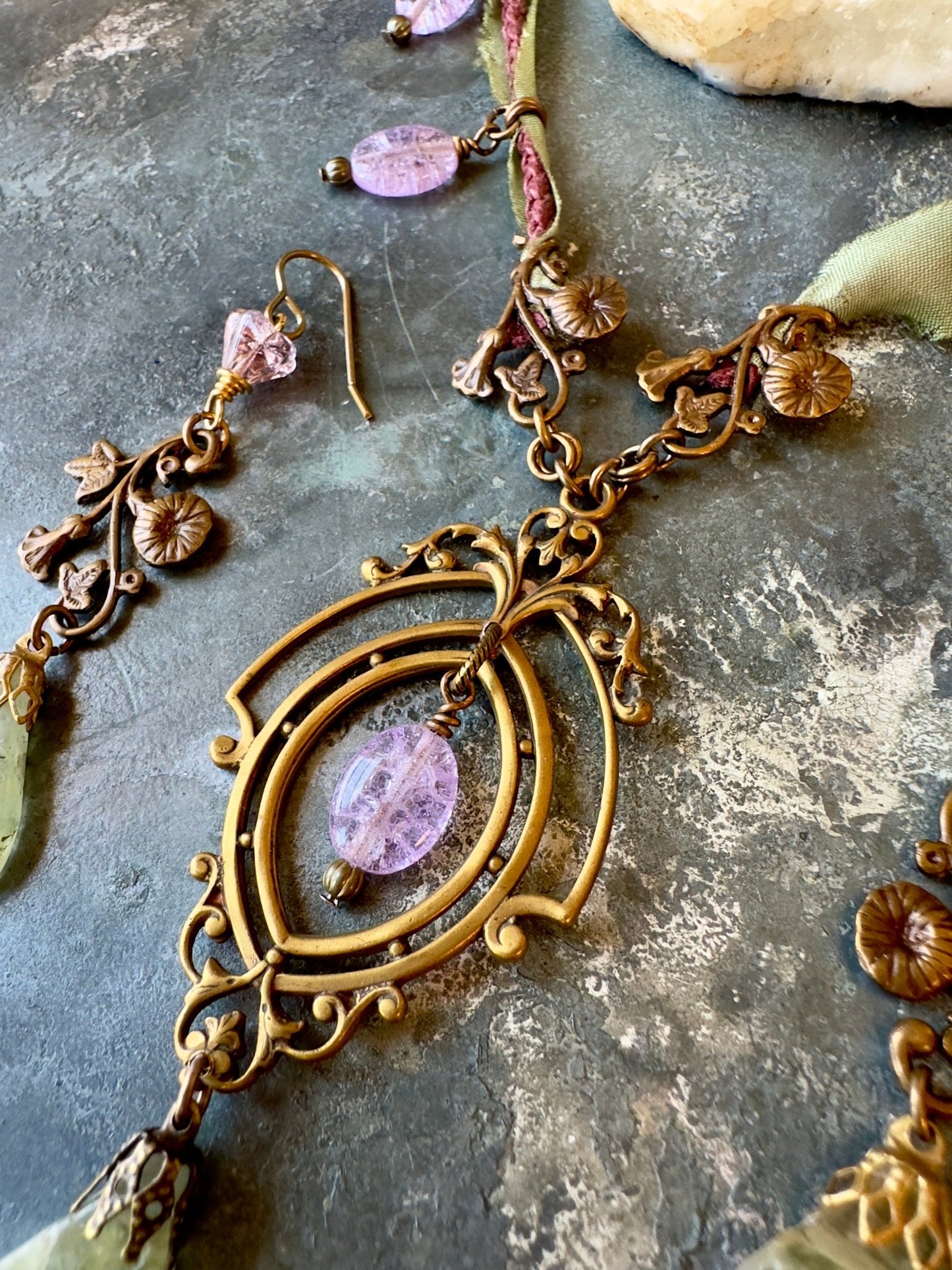 Forest Fairy Lair - Necklace Earrings Kit - Idaho Vintaj Design - 6/4/2025 - Vintaj Live Shop ID