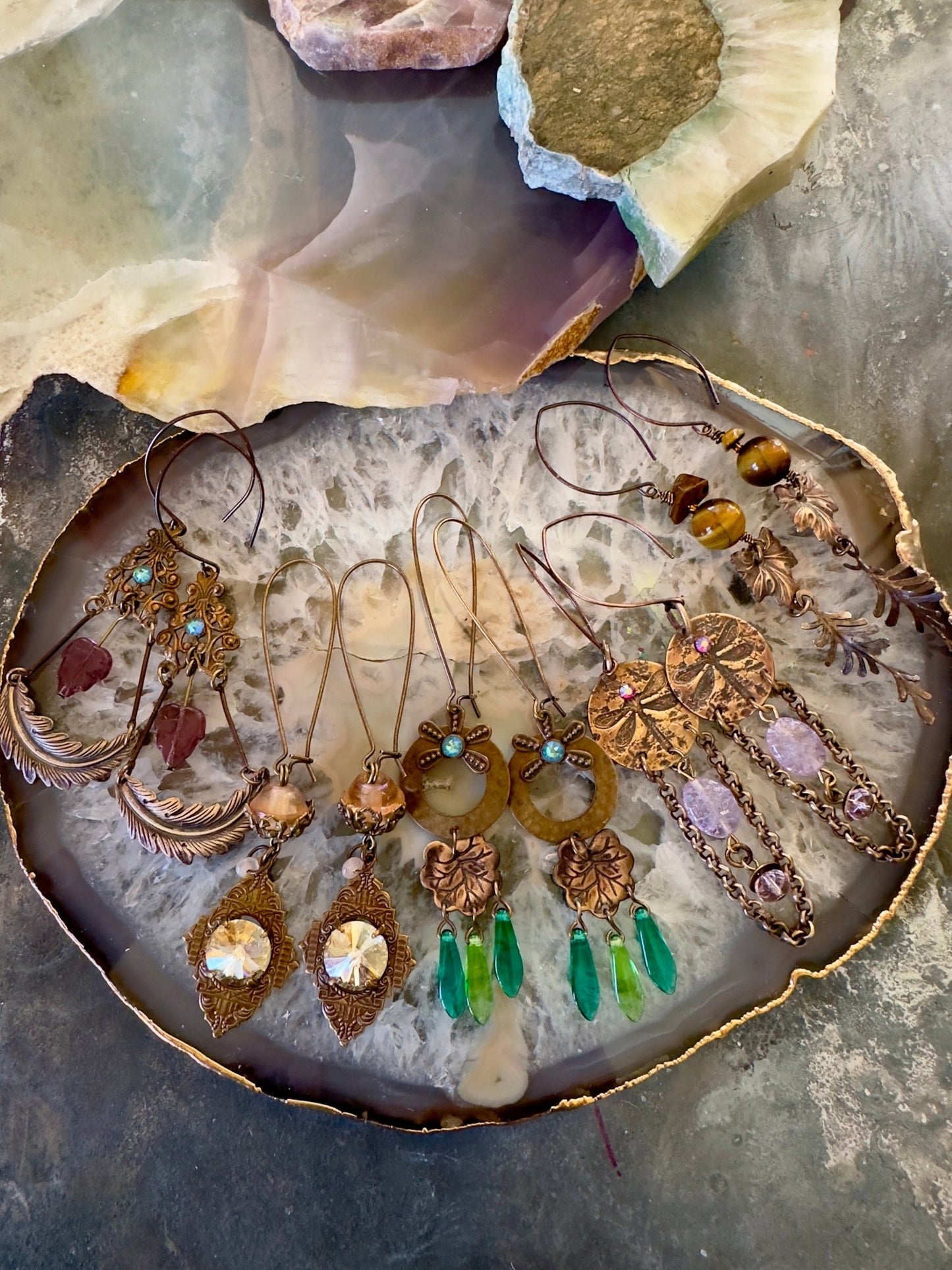 Forest Nymph - FAB 5 Vintage Earring Kits - Vintaj Idaho Design - 7/16/2025 - Vintaj Live Shop ID