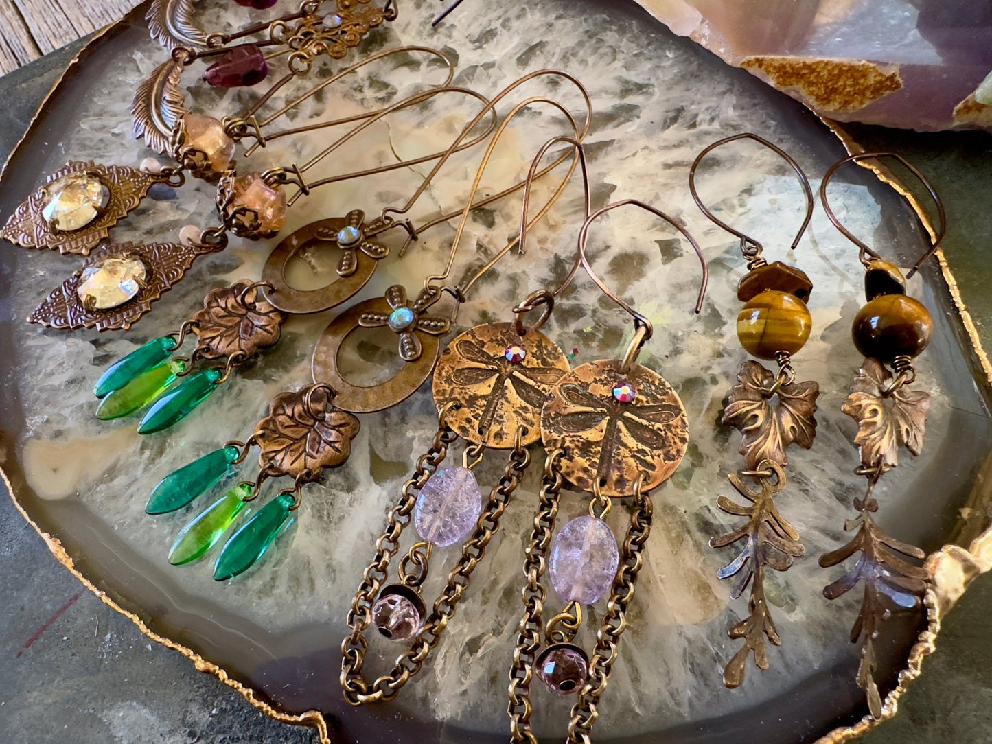 Forest Nymph - FAB 5 Vintage Earring Kits - Vintaj Idaho Design - 7/16/2025 - Vintaj Live Shop ID