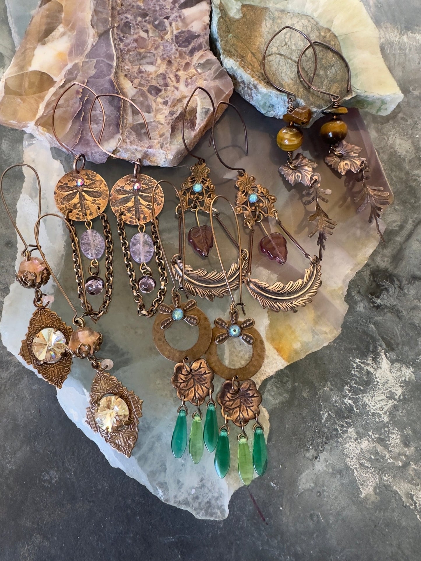 Forest Nymph - FAB 5 Vintage Earring Kits - Vintaj Idaho Design - 7/16/2025 - Vintaj Live Shop ID