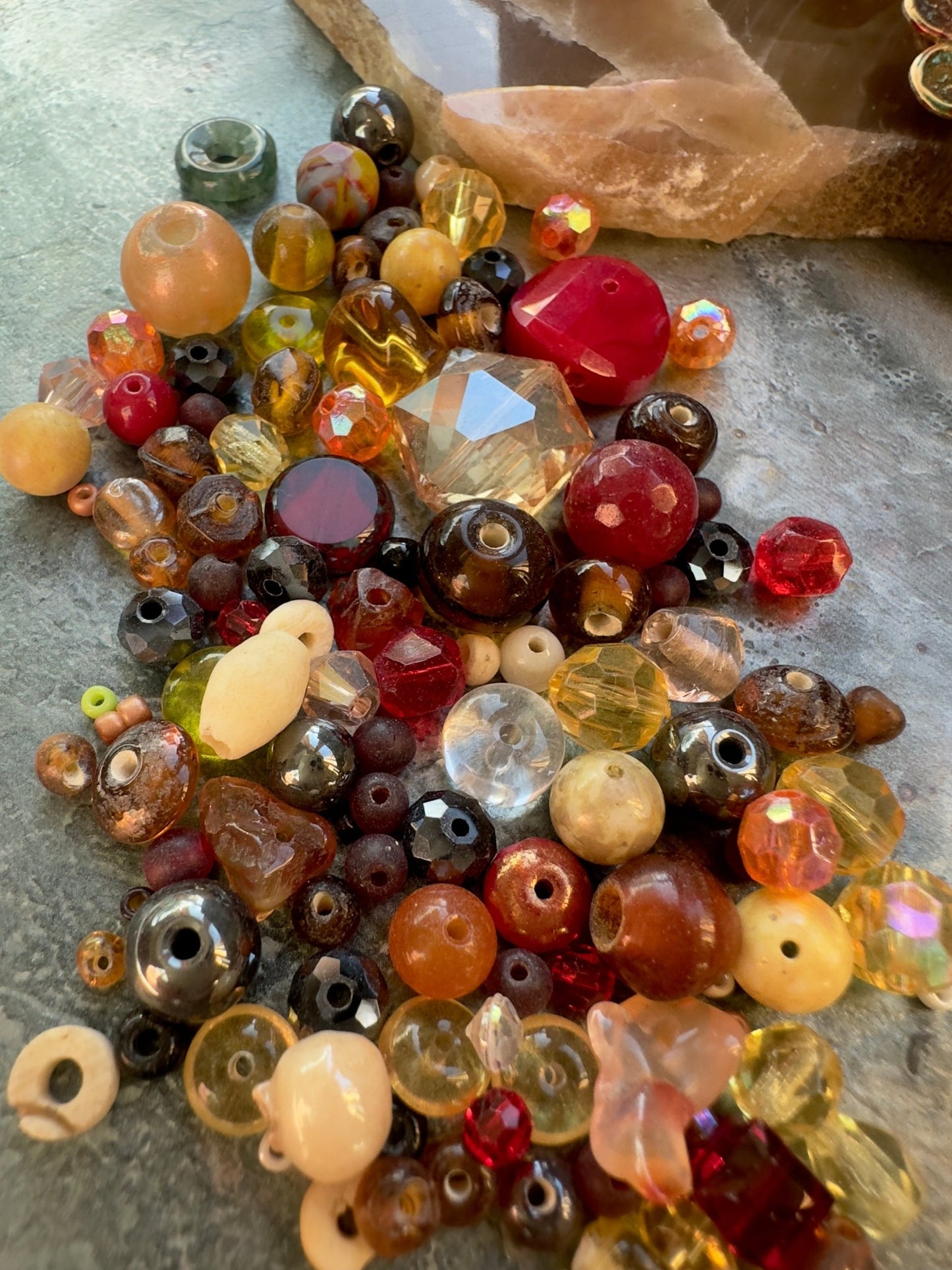 Freya’s Fire - Vintage Bead Mix - Idaho Vintaj Design - 10/22/2025 - Vintaj Live Shop ID