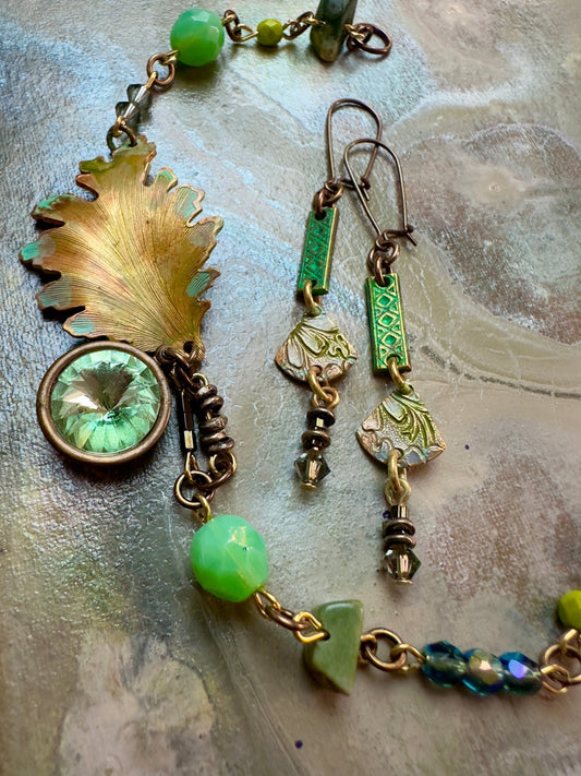 Garden Mist - Fairy Folly Collection - Bracelet Earrings Kit - Vintaj Design - 5/14/2025 - Vintaj Live Shop ID