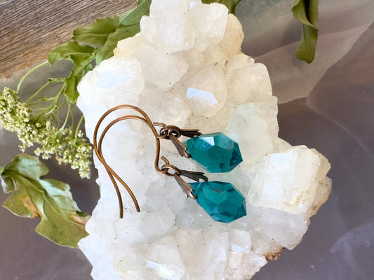 Garden of Emeralds - Finished Earrings - 5/23/2025 - Vintaj Live Shop ID
