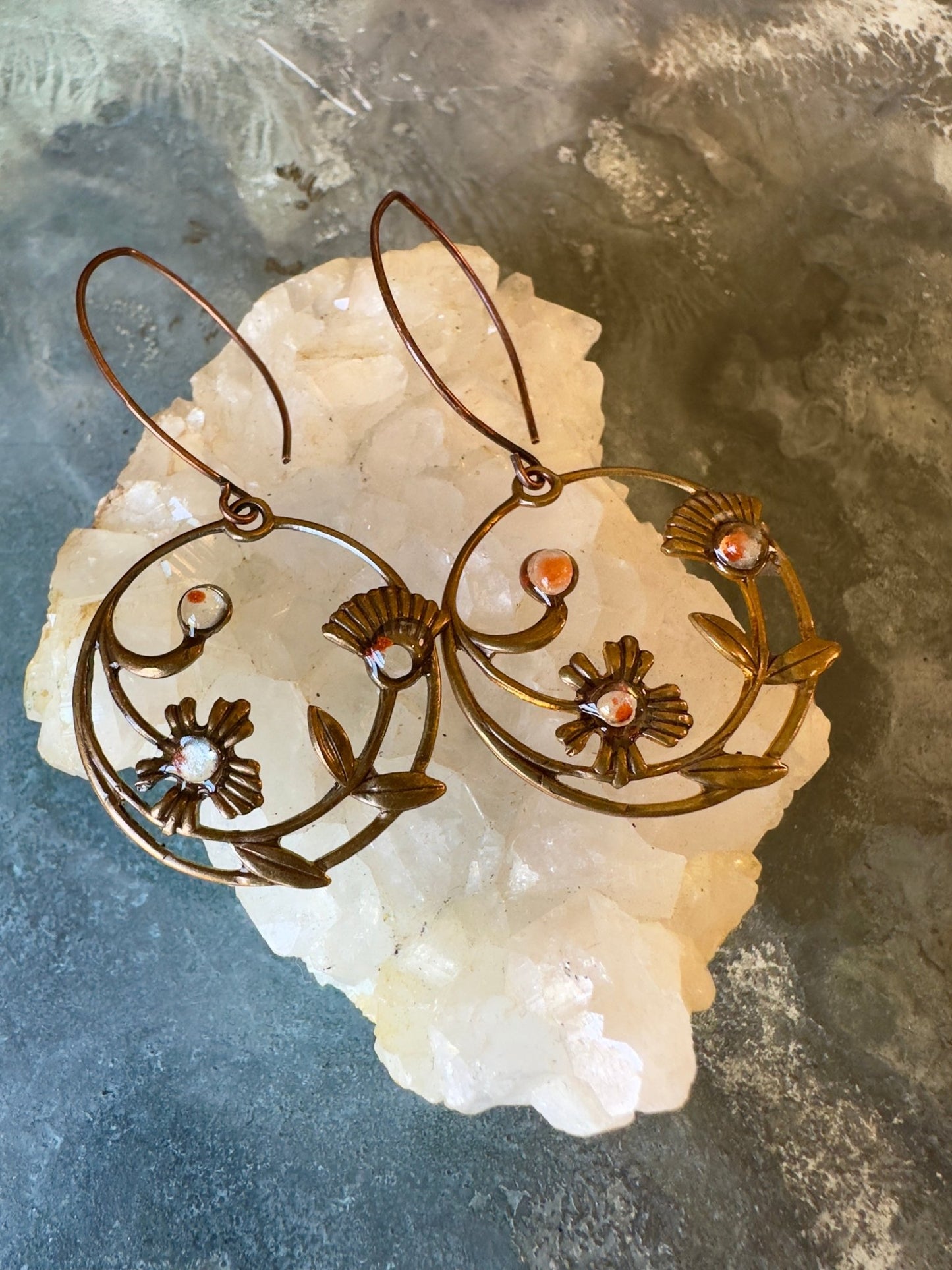 Garden Wind - Earrings Kit for Resin - Idaho Vintaj Design - 6/4/2025 - Vintaj Live Shop ID