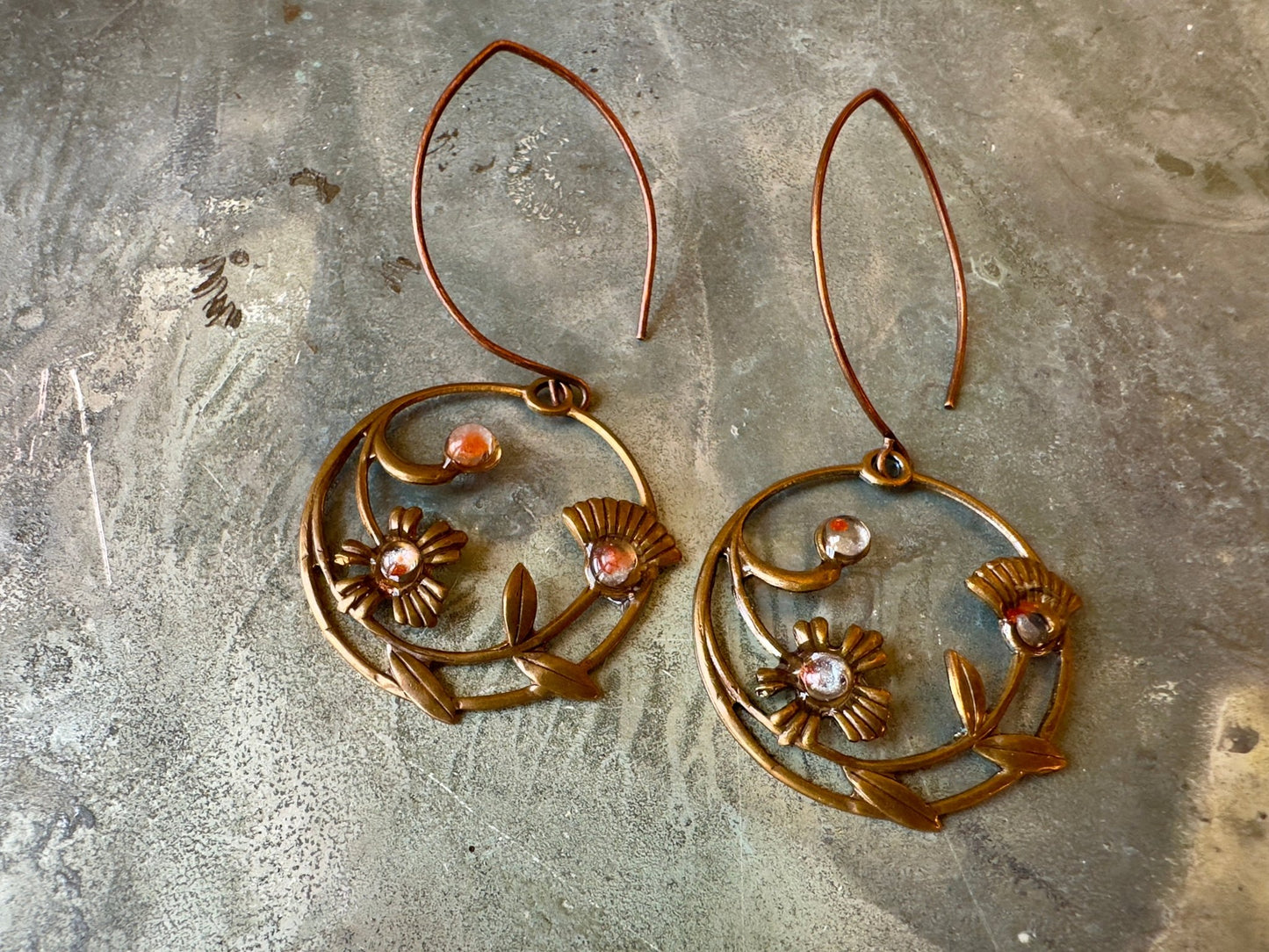 Garden Wind - Earrings Kit for Resin - Idaho Vintaj Design - 6/4/2025 - Vintaj Live Shop ID