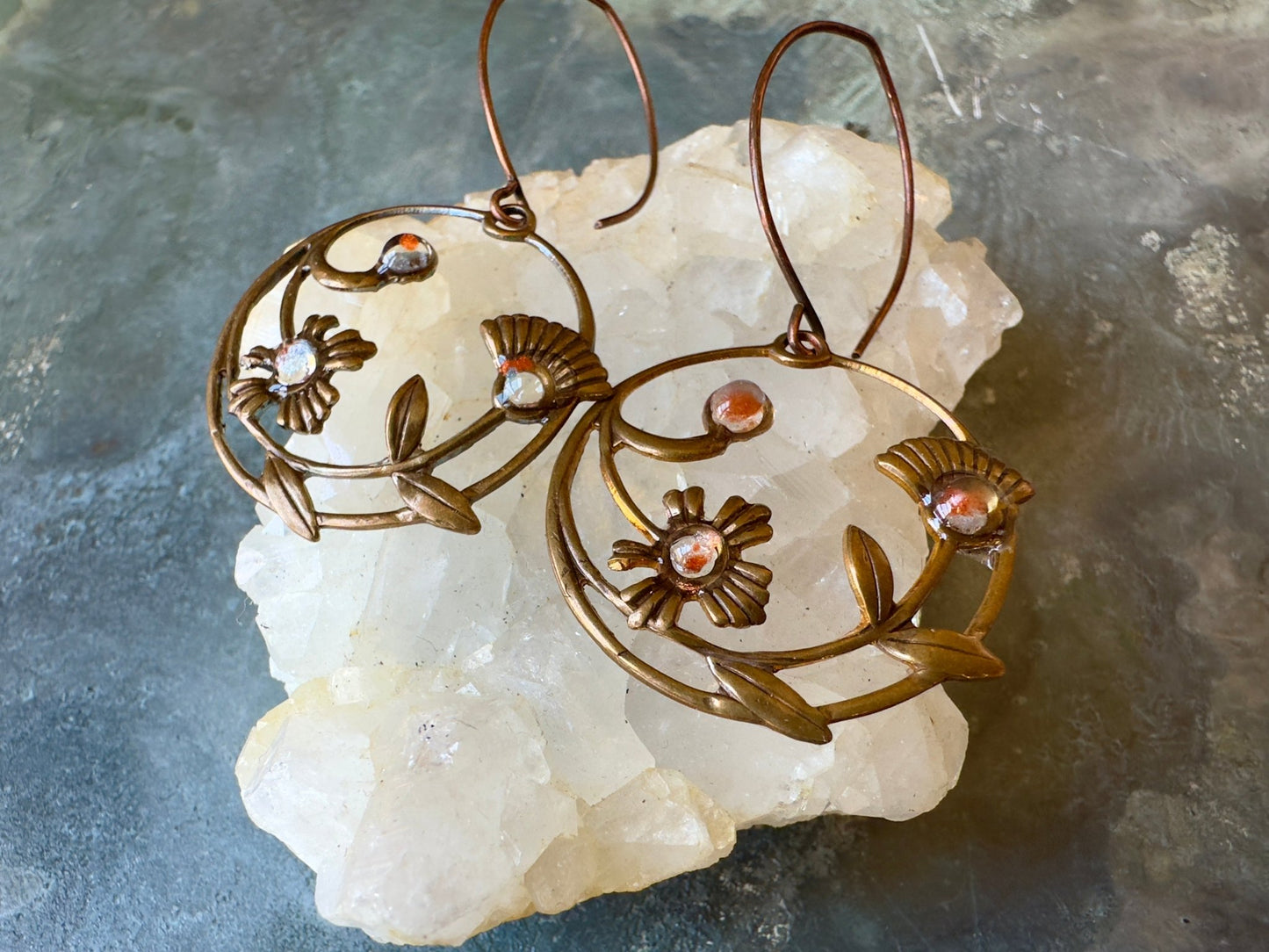 Garden Wind - Earrings Kit for Resin - Idaho Vintaj Design - 6/4/2025 - Vintaj Live Shop ID