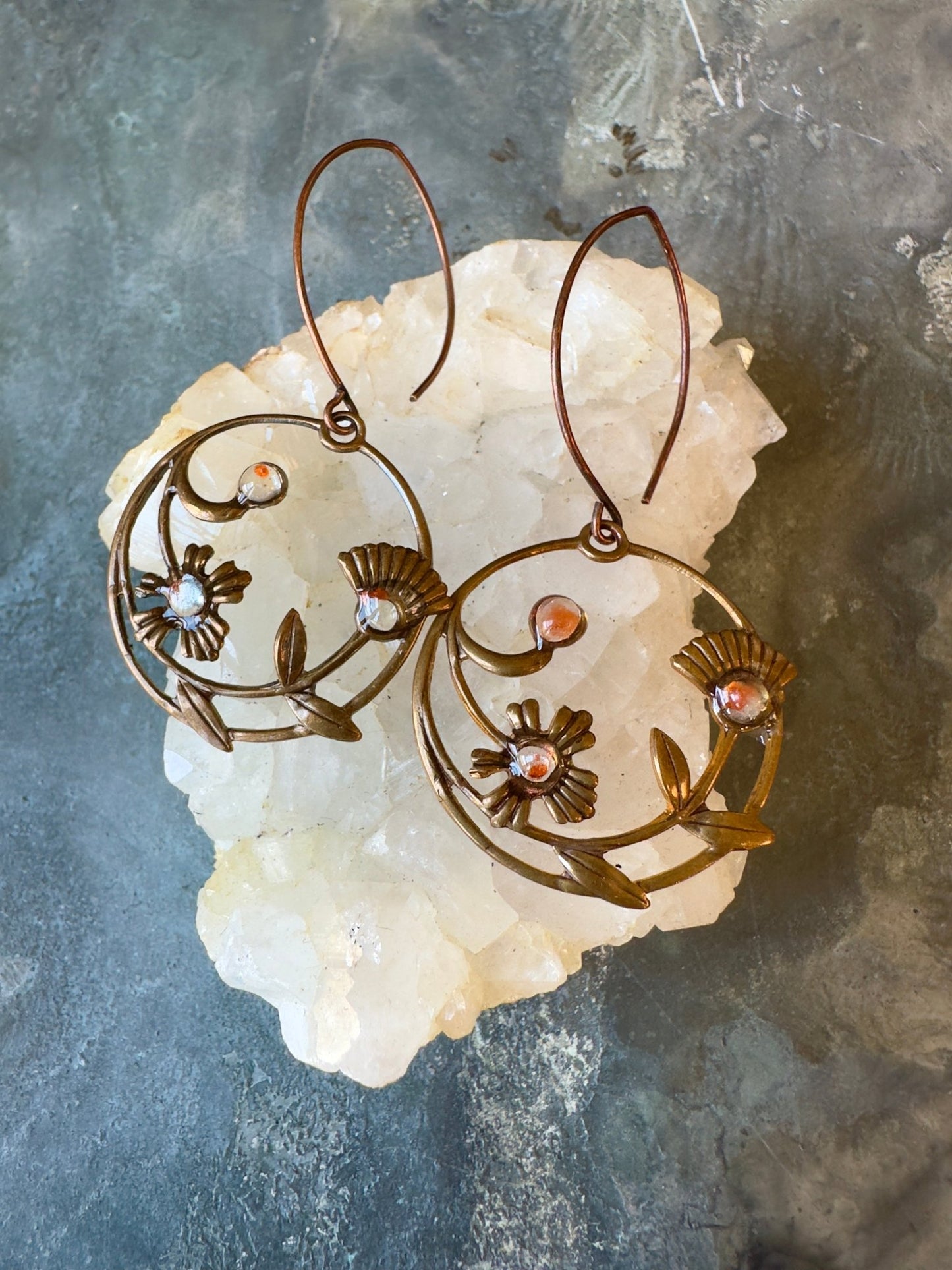 Garden Wind - Earrings Kit for Resin - Idaho Vintaj Design - 6/4/2025 - Vintaj Live Shop ID