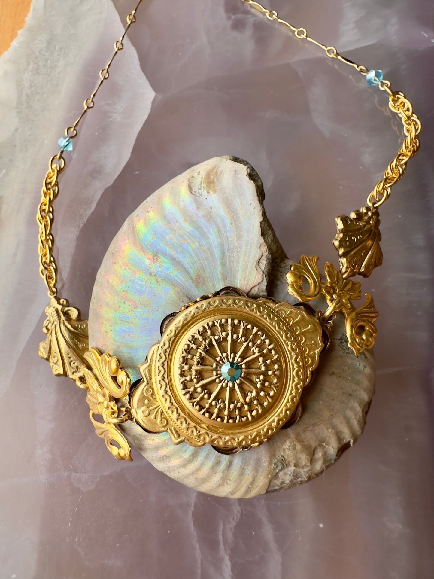 Gilded Tides - Necklace Kit - Vintaj Idaho Design - 7/23/2025 - Vintaj Live Shop ID