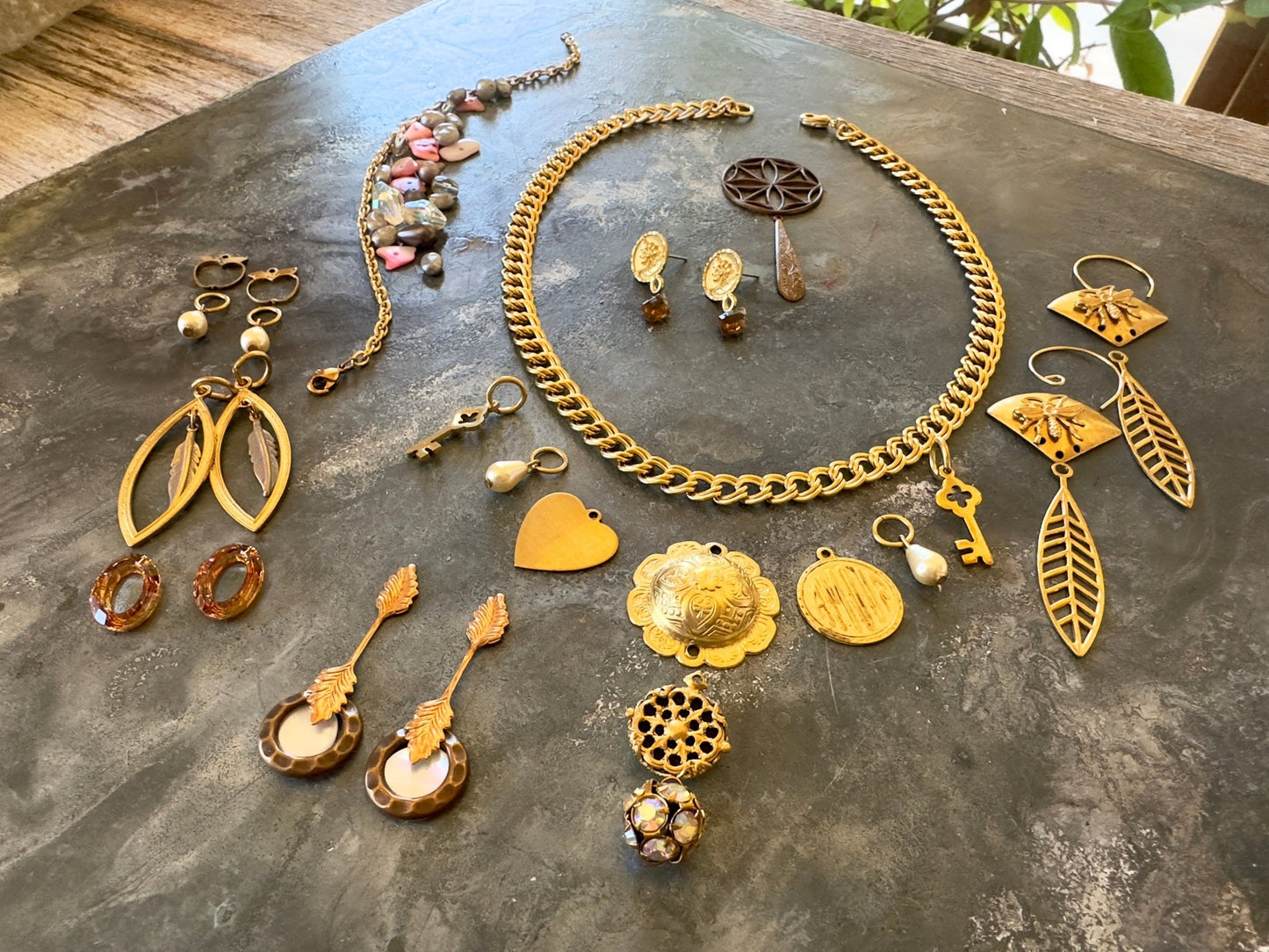 Golden Melange - 14K Plt Designer Deluxe Mix - 5/23/2025 - Vintaj Live Shop ID