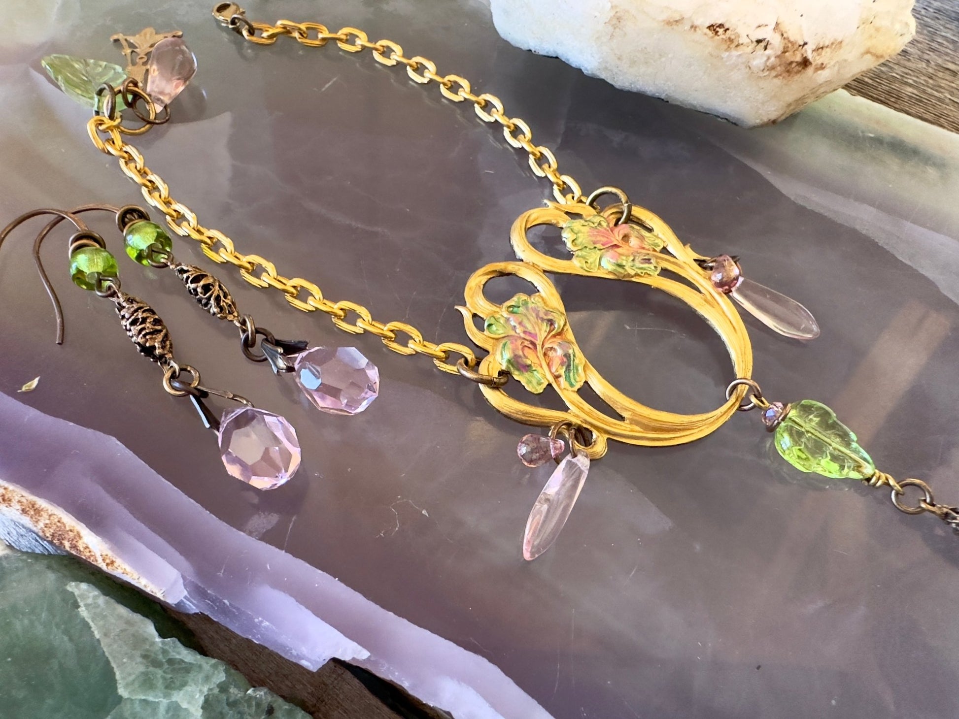 Iris Blossom - Wrist to Ring Bracelet Earrings Kit - 5/23/2025 - Vintaj Live Shop ID
