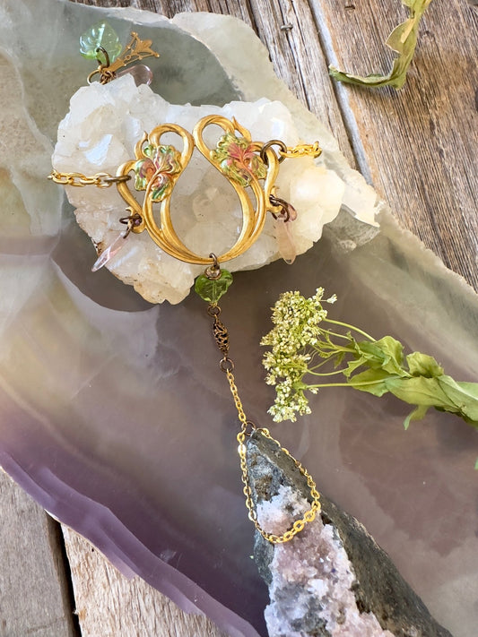 Iris Blossom - Wrist to Ring Bracelet Earrings Kit - 5/23/2025 - Vintaj Live Shop ID