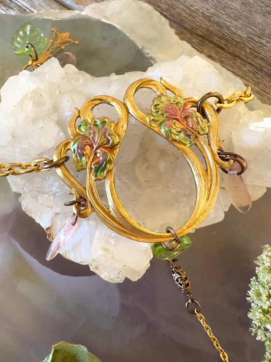 Iris Blossom - Wrist to Ring Bracelet Earrings Kit - 5/23/2025 - Vintaj Live Shop ID
