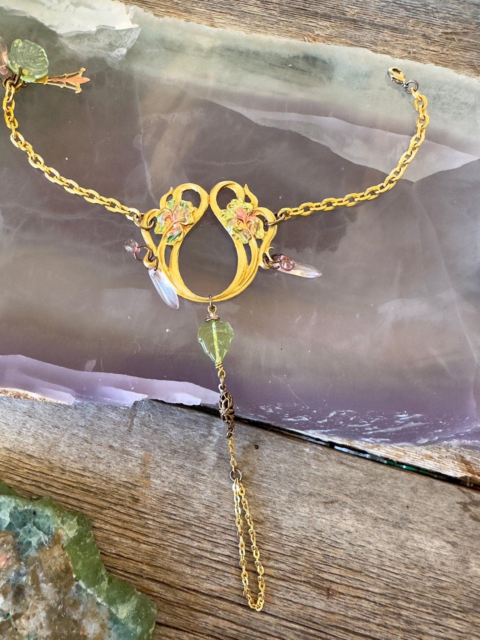 Iris Blossom - Wrist to Ring Bracelet Earrings Kit - 5/23/2025 - Vintaj Live Shop ID