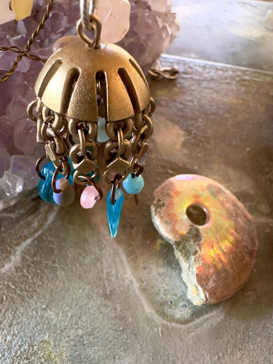 Jellyfish Wimsi - Necklace Kit - Vintaj Idaho Design - 6/25/2025 - Vintaj Live Shop ID