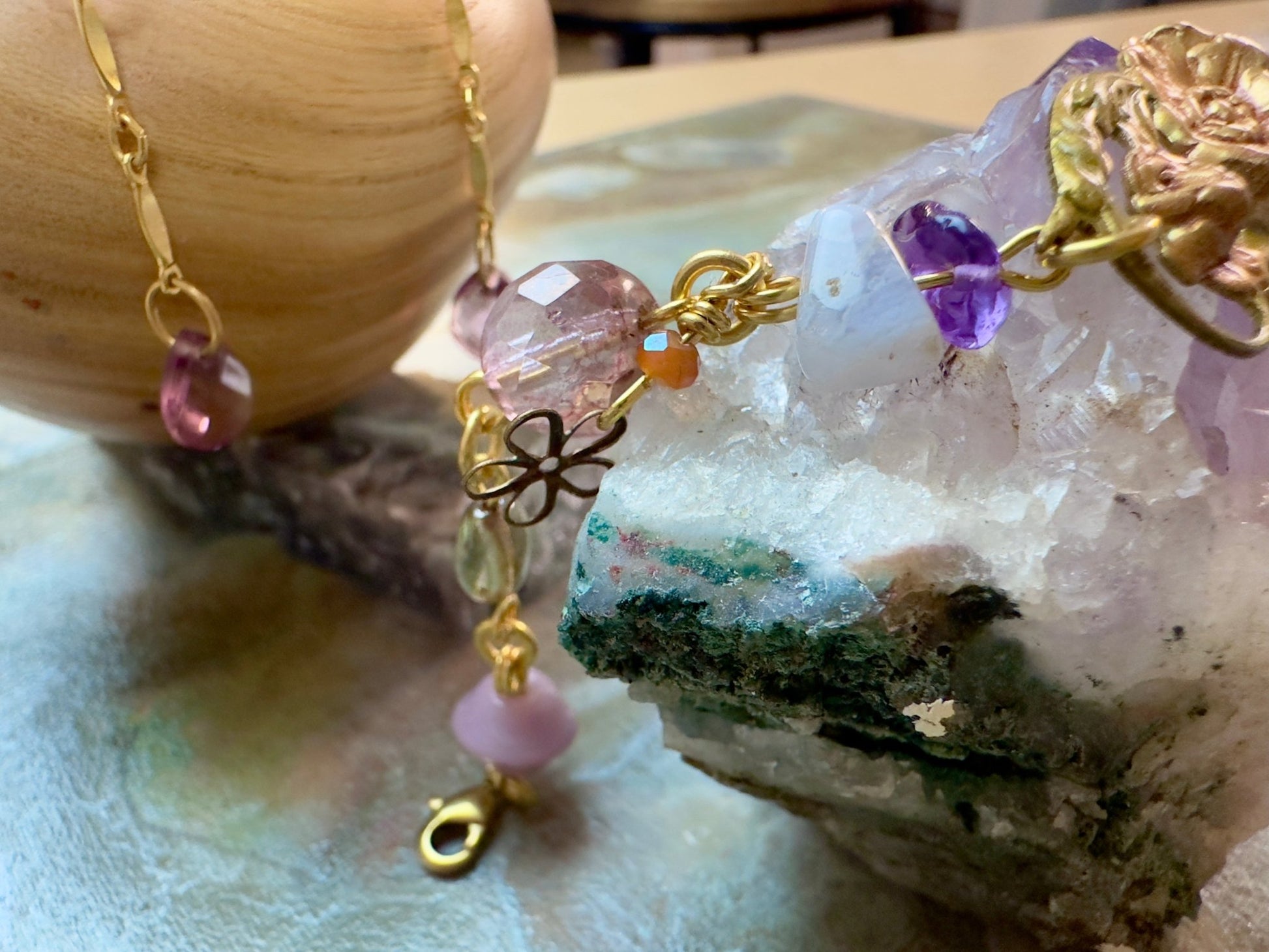 Lavender Spring - Fairy Folly Collection - Bracelet Earrings Kit - Vintaj Design - 5/14/2025 - Vintaj Live Shop ID