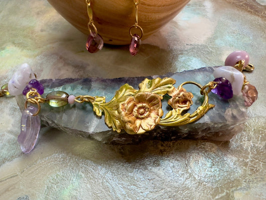 Lavender Spring - Fairy Folly Collection - Bracelet Earrings Kit - Vintaj Design - 5/14/2025 - Vintaj Live Shop ID