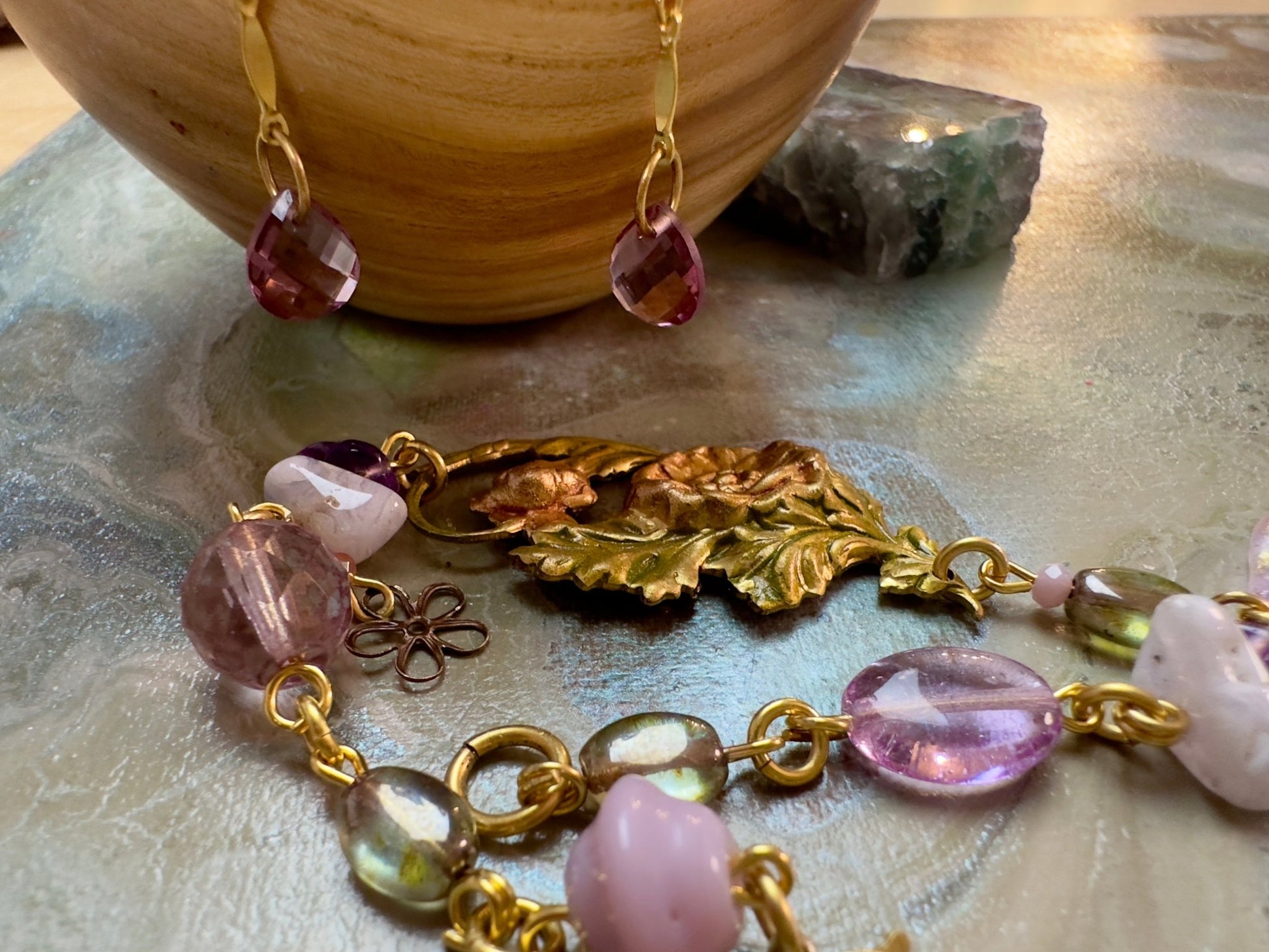 Lavender Spring - Fairy Folly Collection - Bracelet Earrings Kit - Vintaj Design - 5/14/2025 - Vintaj Live Shop ID