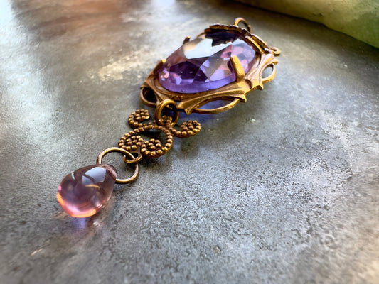 Lilac Lotus - Vintage Pendant Kit - Vintaj Idaho Design - 10/8/2025 - Vintaj Live Shop ID